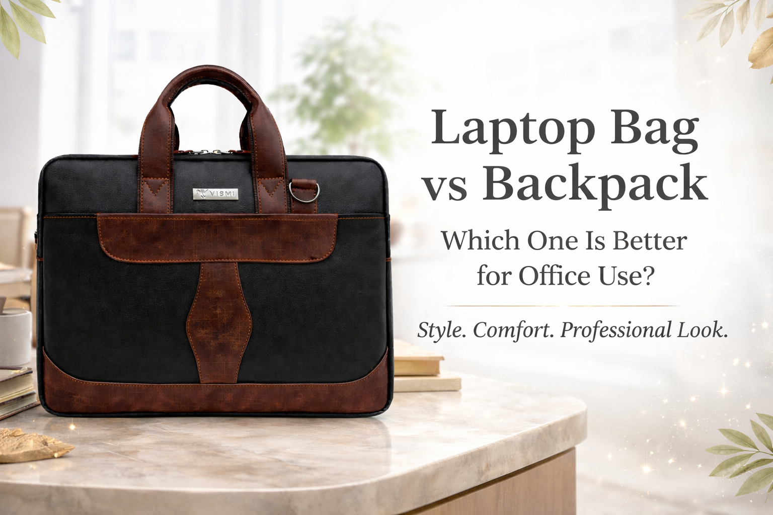 Laptop Bags for Men vs. Backpacks: Which is Best for Office Use