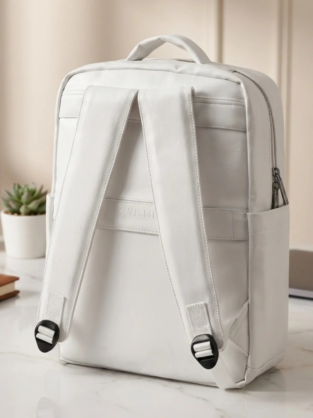 Timeless Voyager Laptop Backpack - White