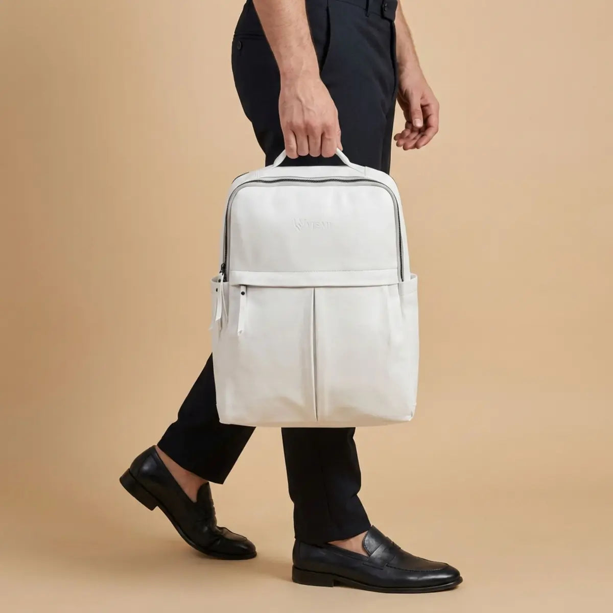 Timeless Voyager Laptop Backpack - White