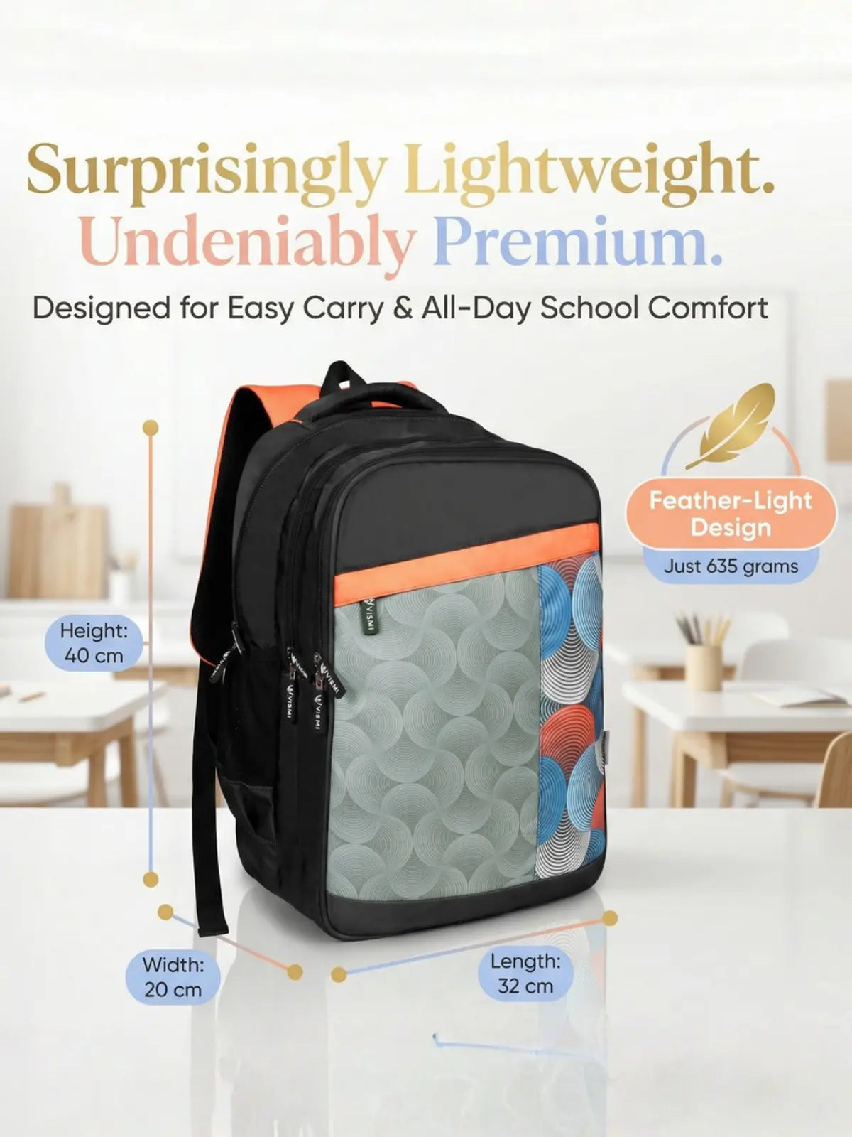 Everyday Essentials High School Bag - Spiral