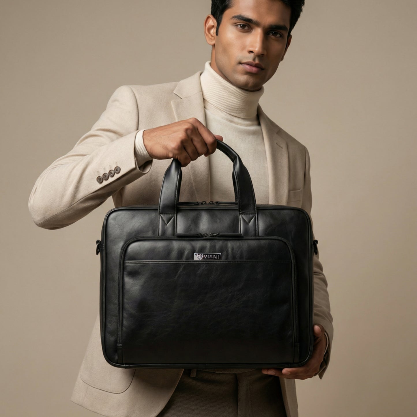 Legacy Laptop Messenger Bag- Black