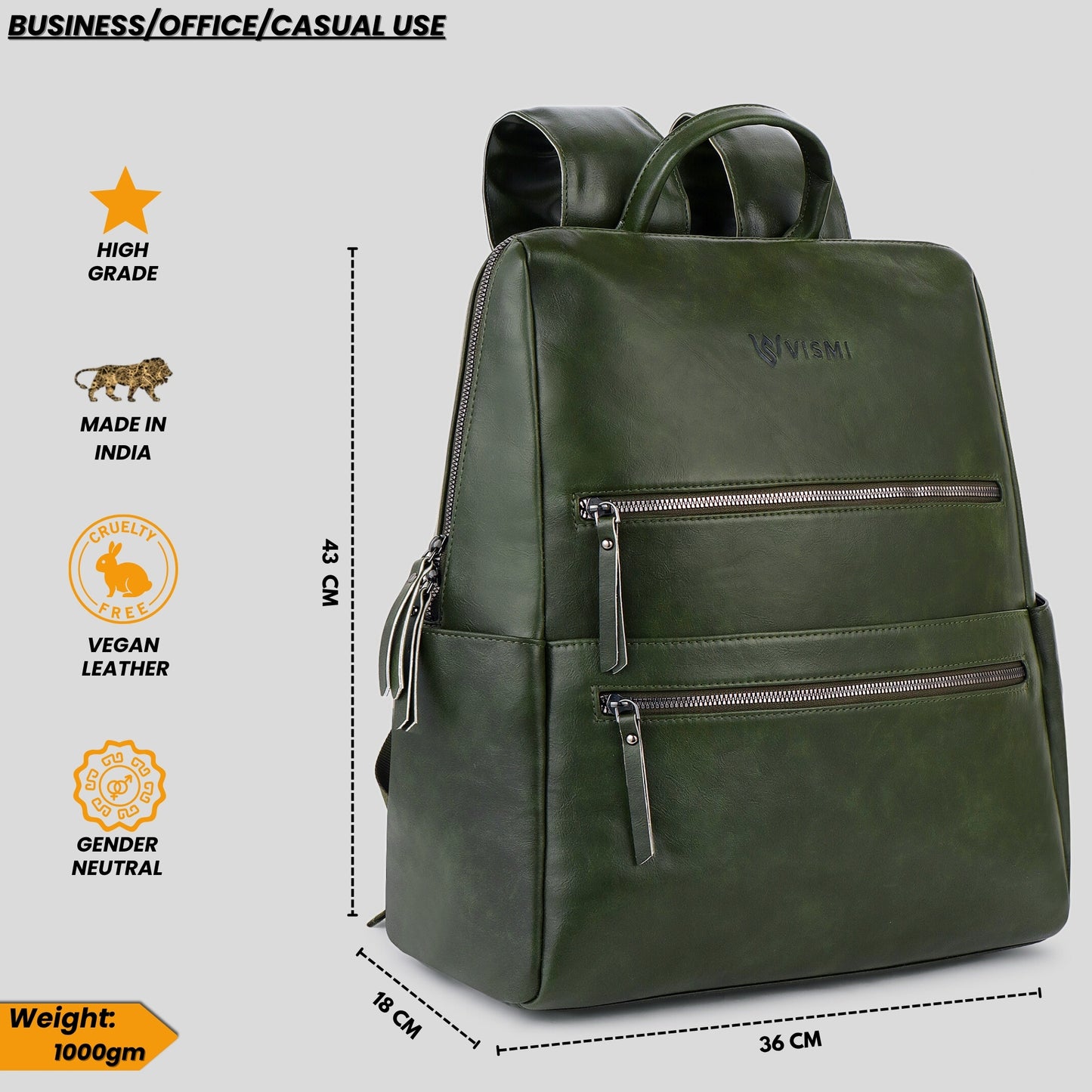 Timeless ProGear Laptop Backpack - Olive Green