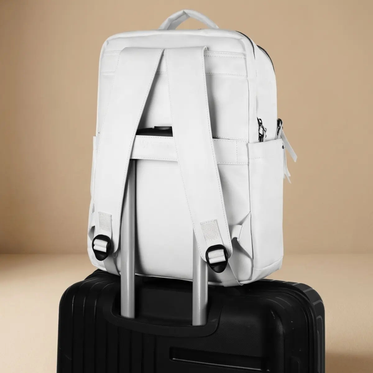 Timeless Voyager Laptop Backpack - White