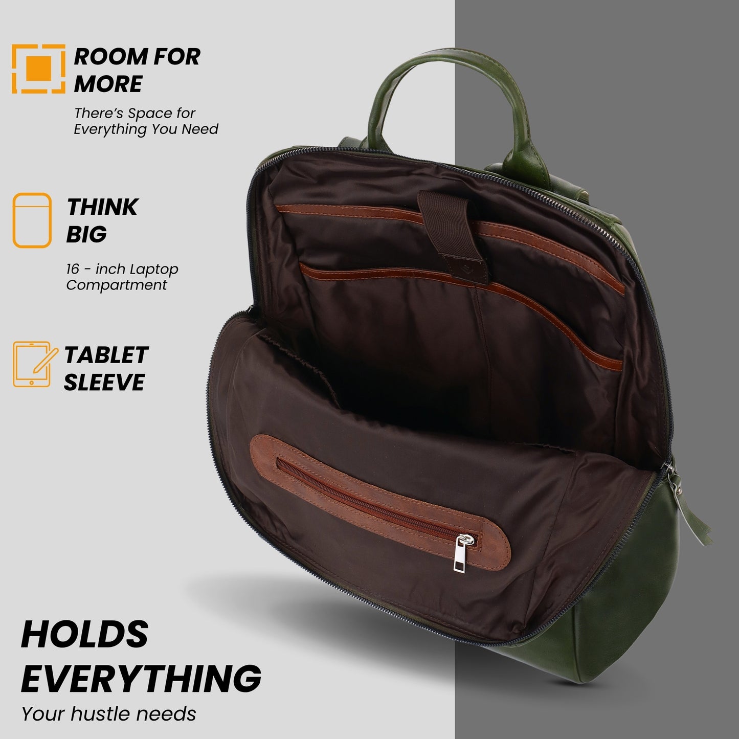 Timeless ProGear Laptop Backpack - Olive Green