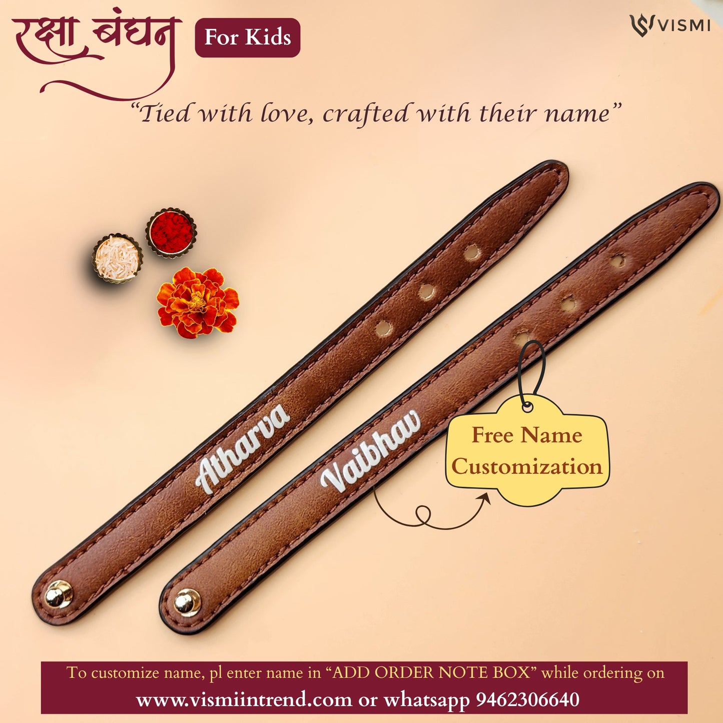 Customized Rakhi