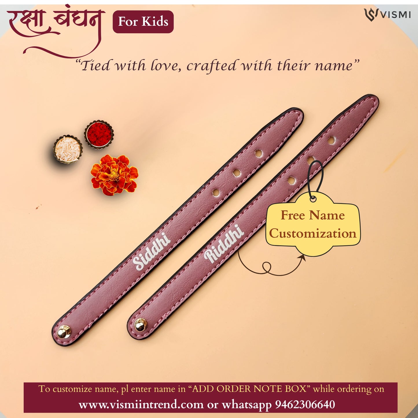 Customized Rakhi