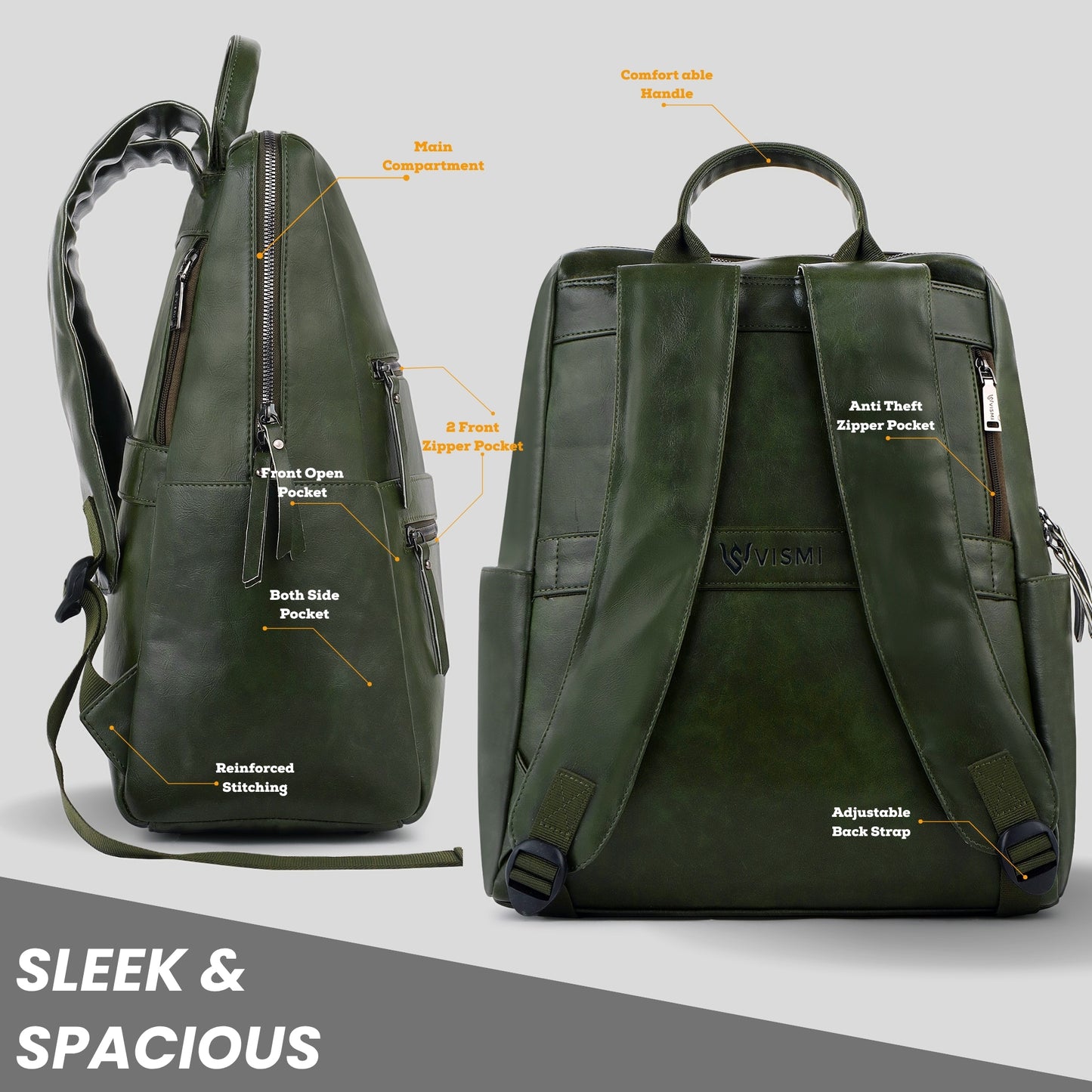 Timeless ProGear Laptop Backpack - Olive Green