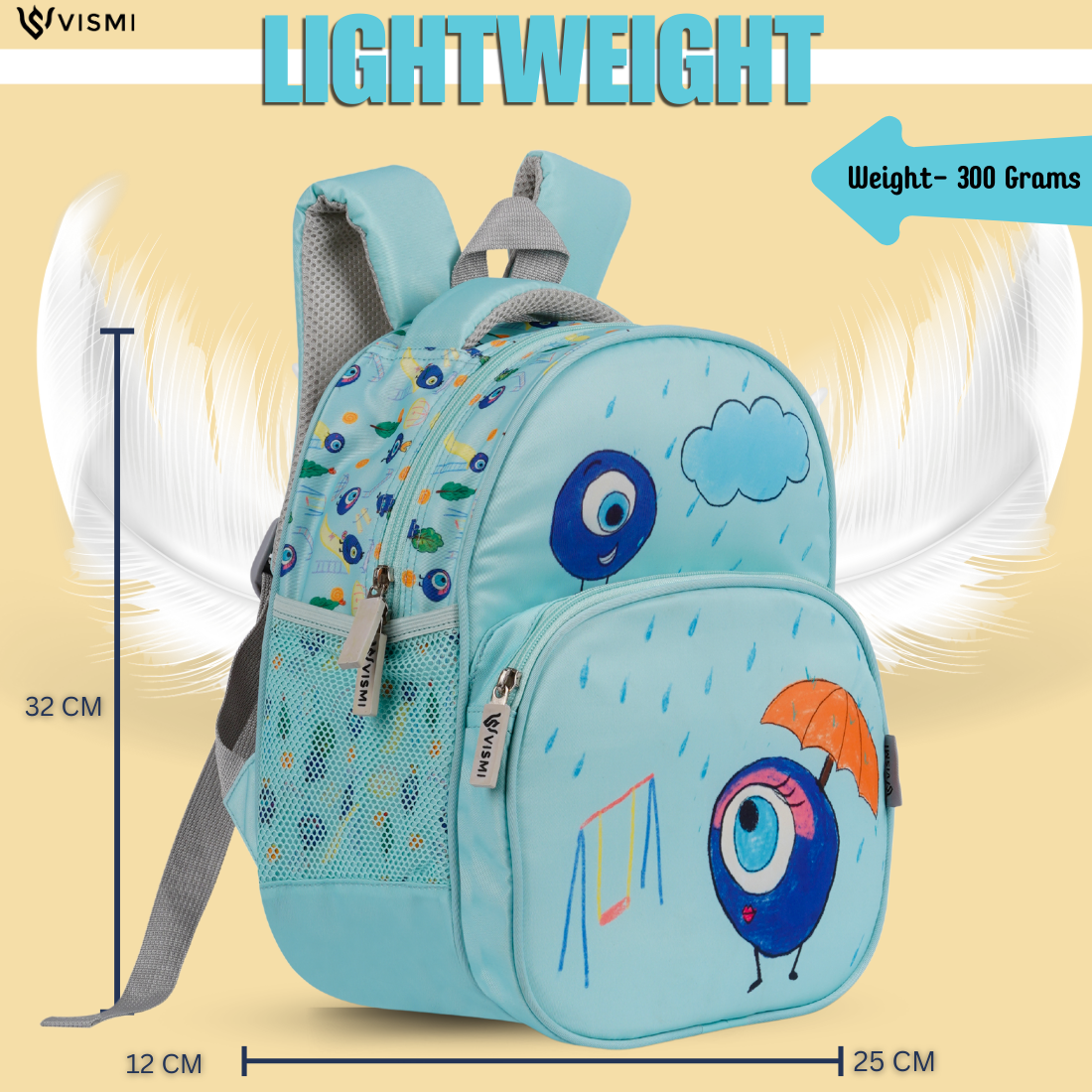 Everyday Essentials Pre School Bag - Evil Eye Blue