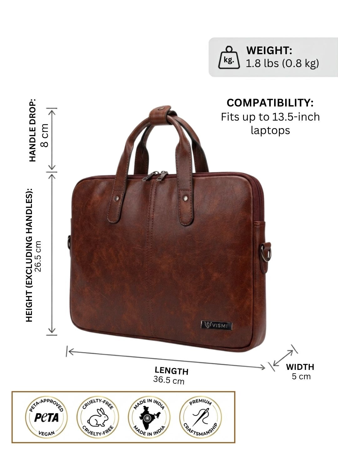 Timeless Kairo Laptop Bag - Brown
