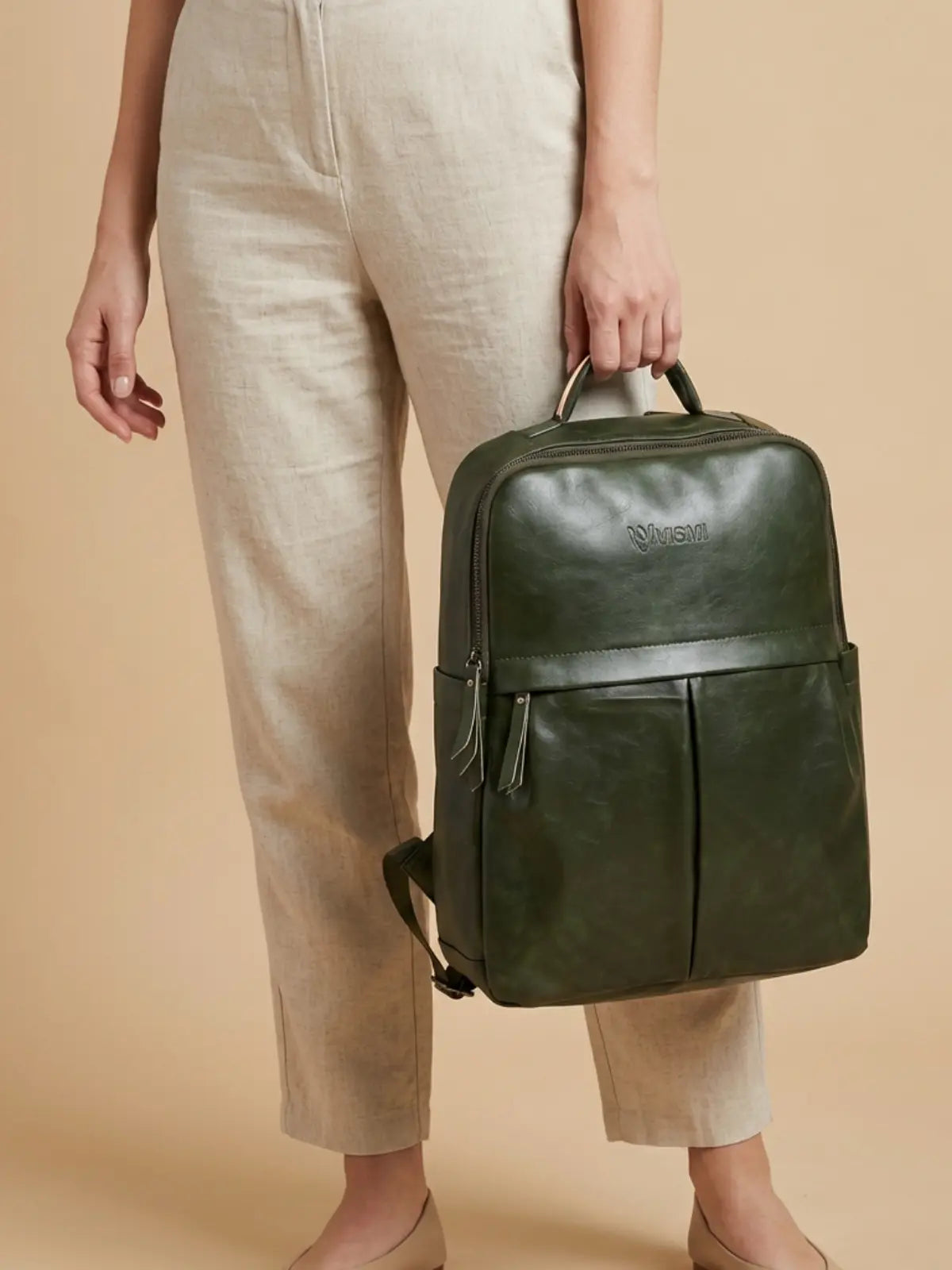 Timeless Voyager Laptop Backpack - Olive Green