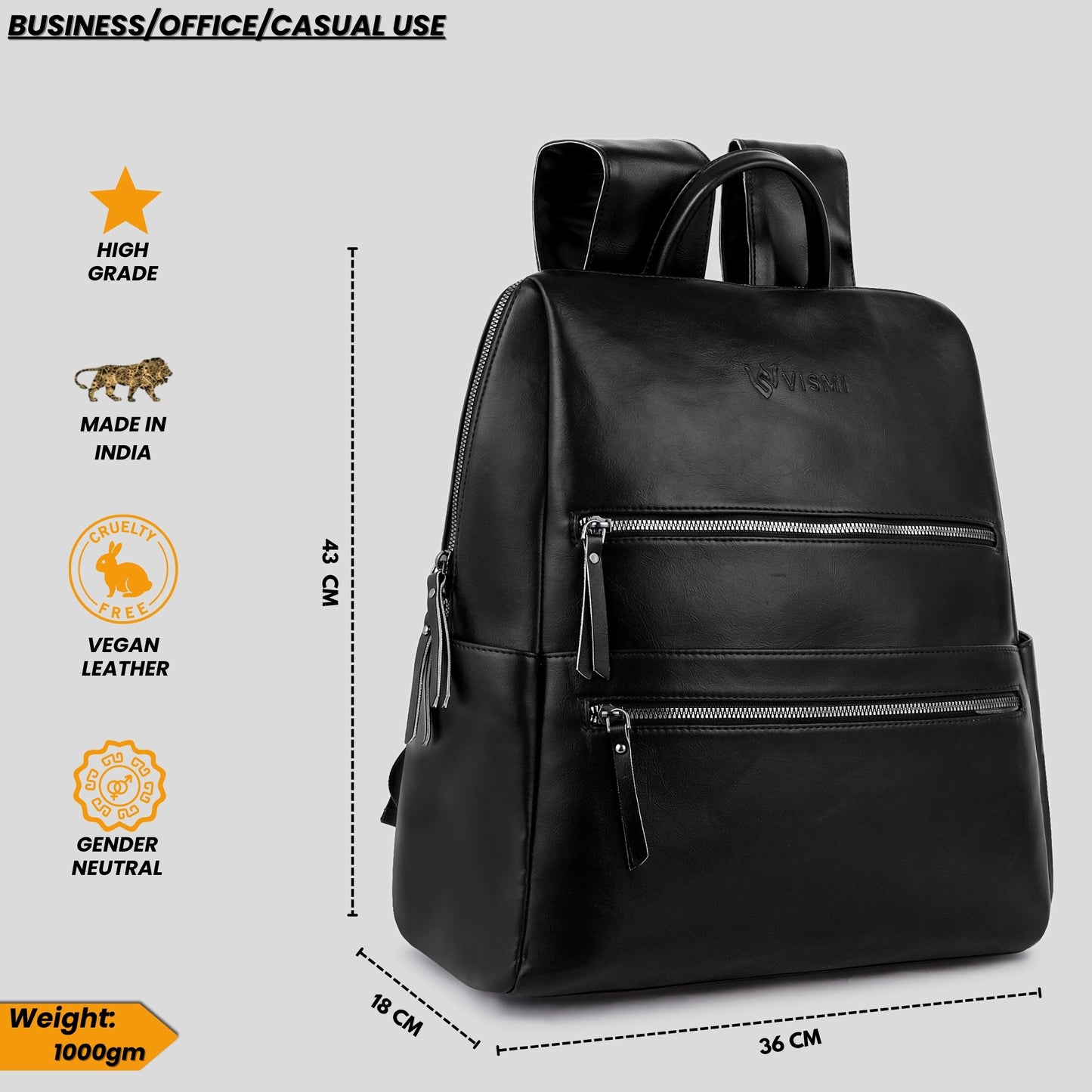Timeless ProGear Laptop Backpack - Black