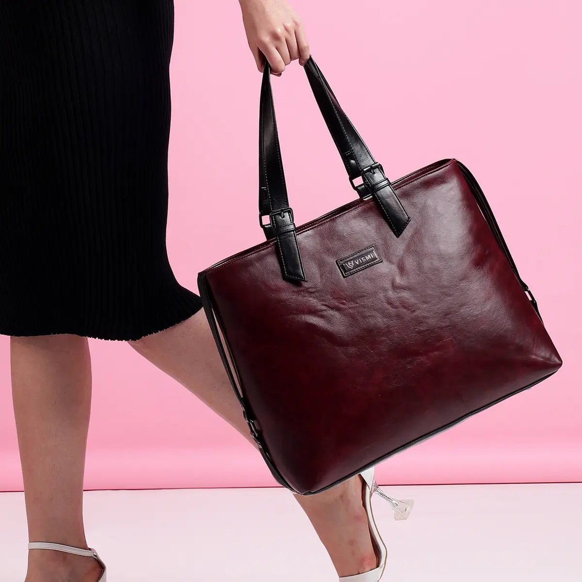 Timeless Classic Work Tote Bag - Wine