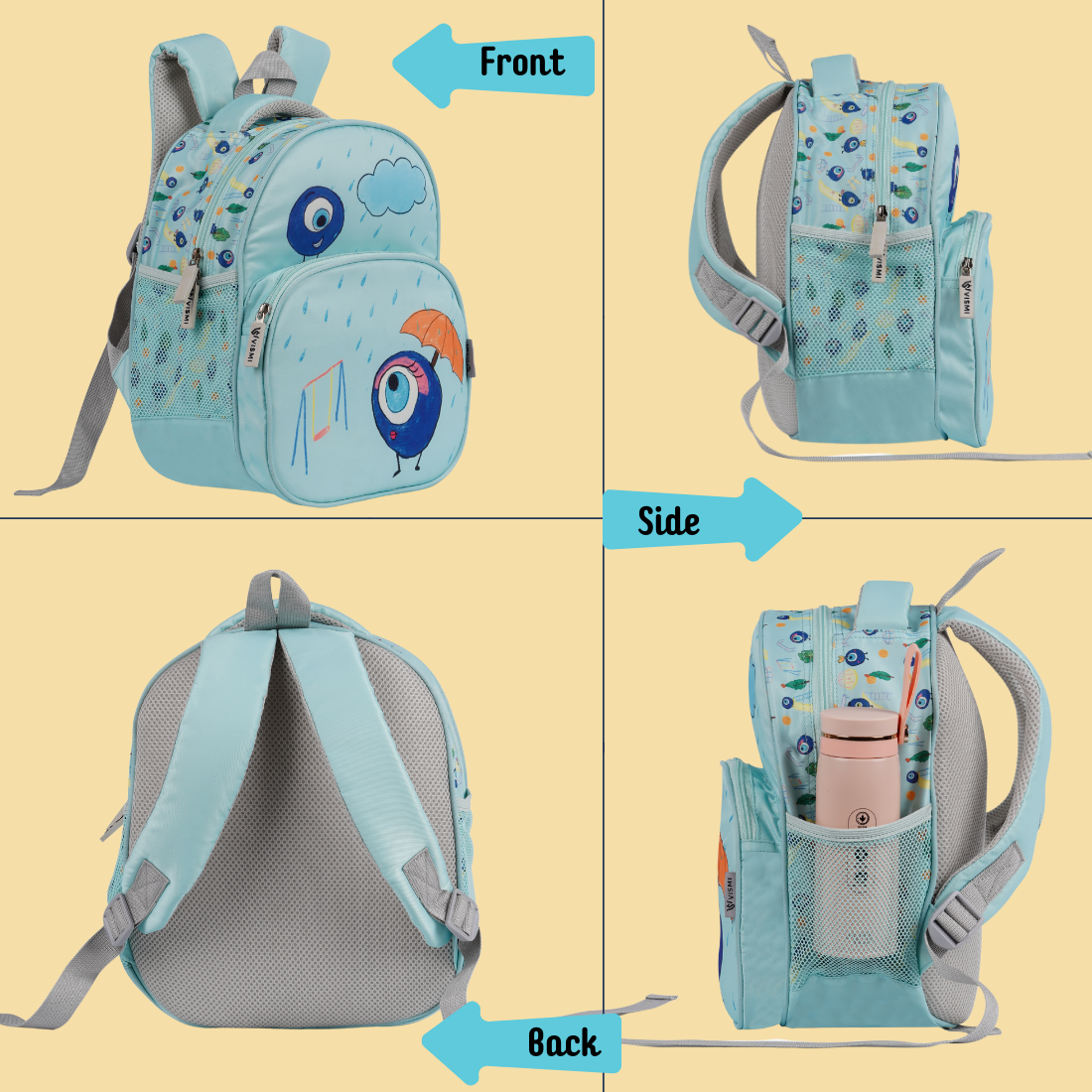 Everyday Essentials Pre School Bag - Evil Eye Blue