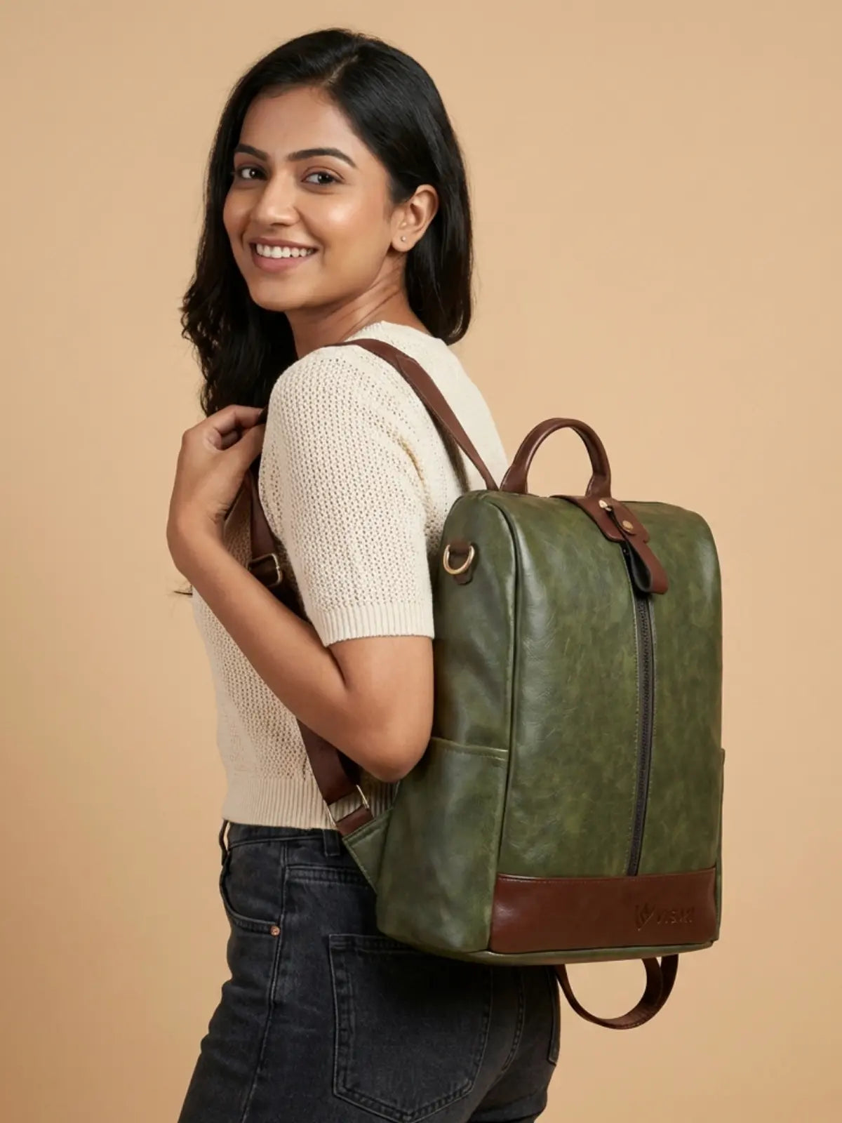 Olive Green Handbag for Women for Daily Style Use