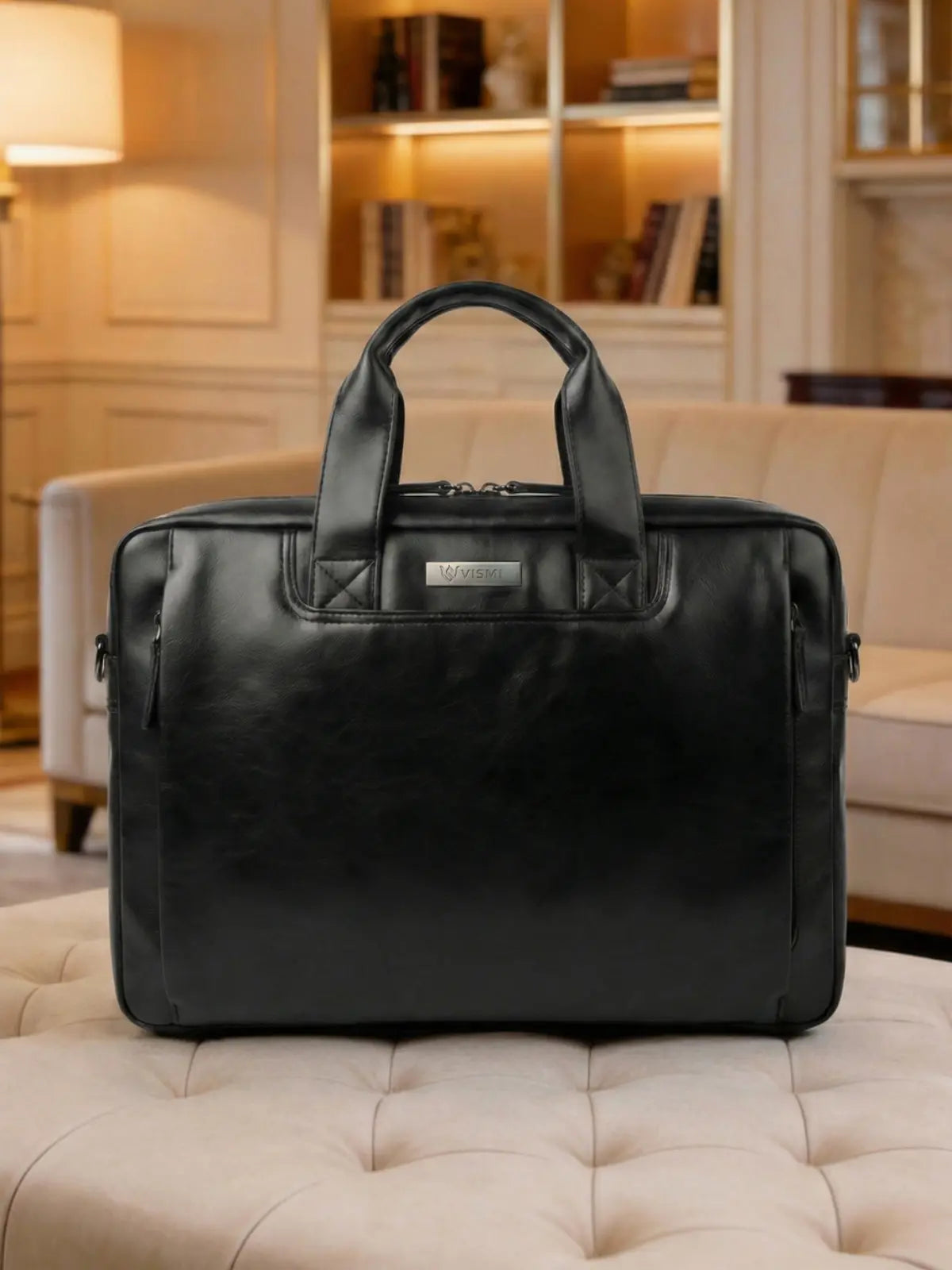 Timeless Urban Laptop Messenger Briefcase Bag - Olive Green