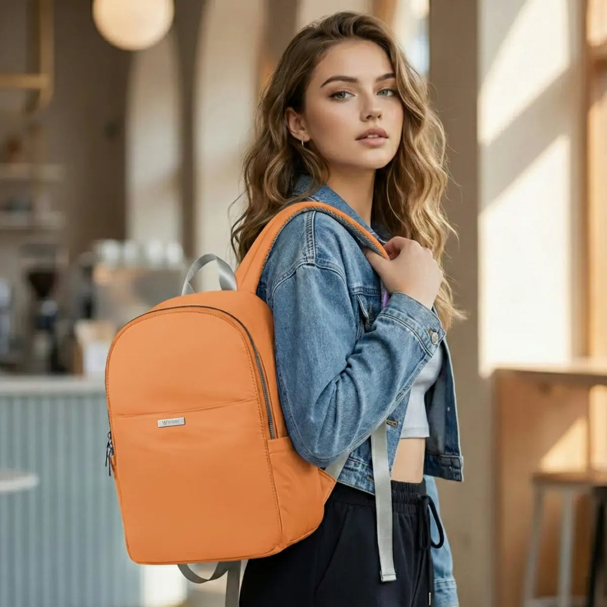 Everyday Essentials Women Backpack - Brick Orange