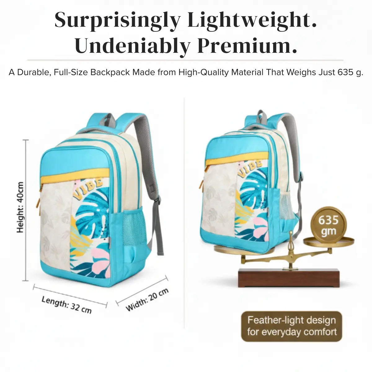 Everyday Essentials High School Bag - Vibes