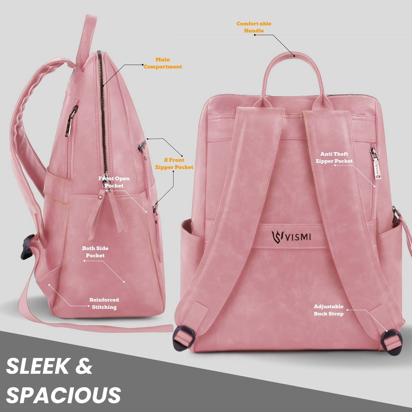 Timeless ProGear Laptop Backpack - Blush Pink