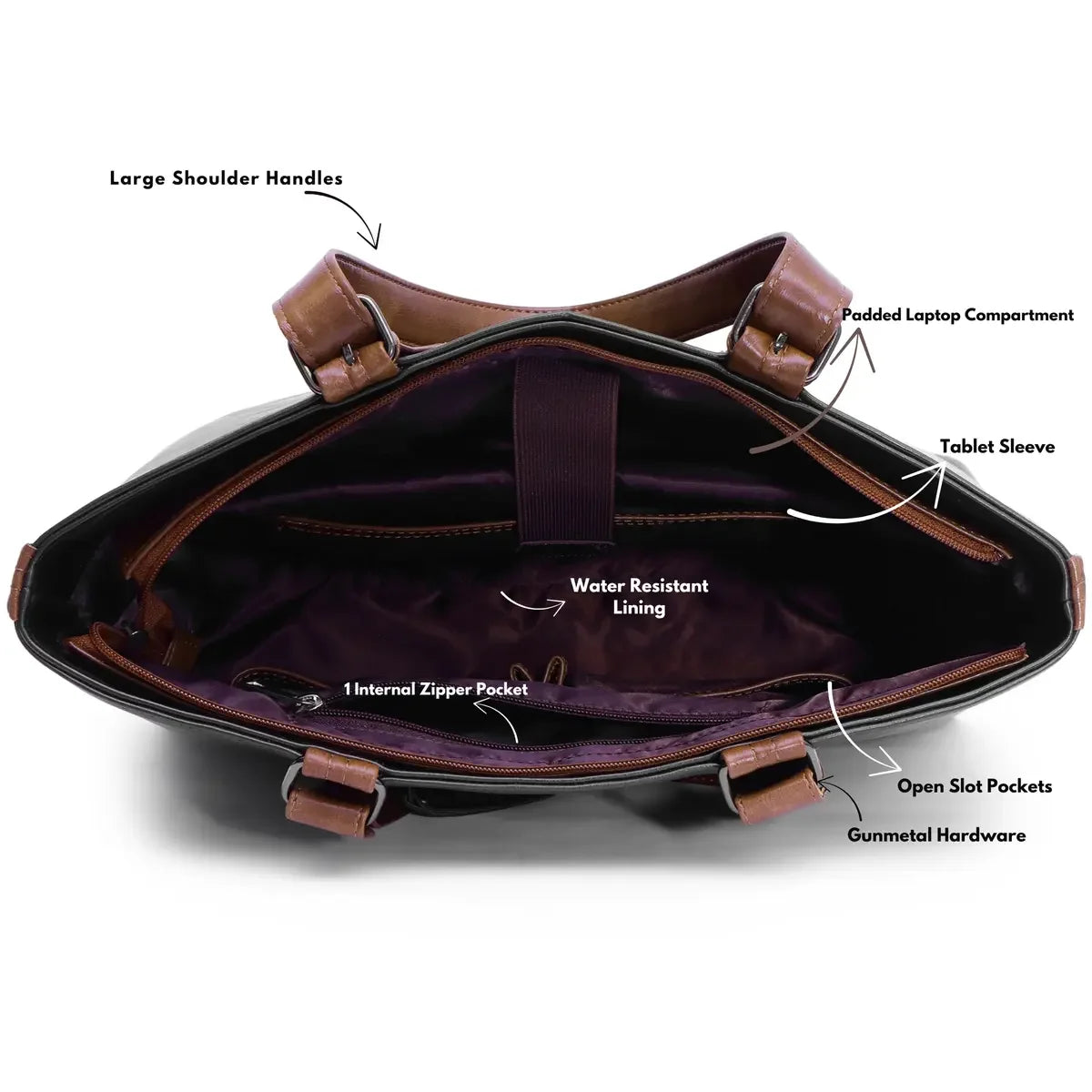 Timeless Classic Work Tote Bag - Black