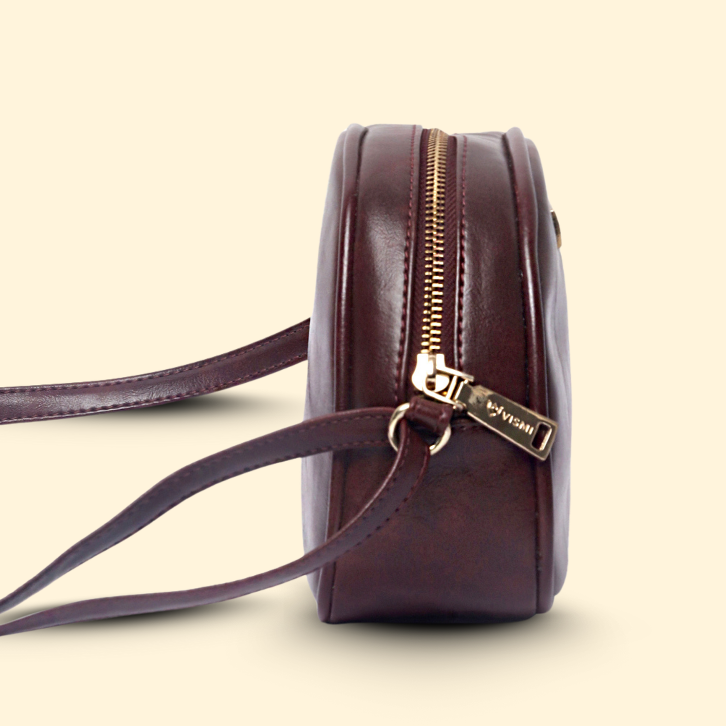 Timeless Chic Women's Sling Bag - Wine