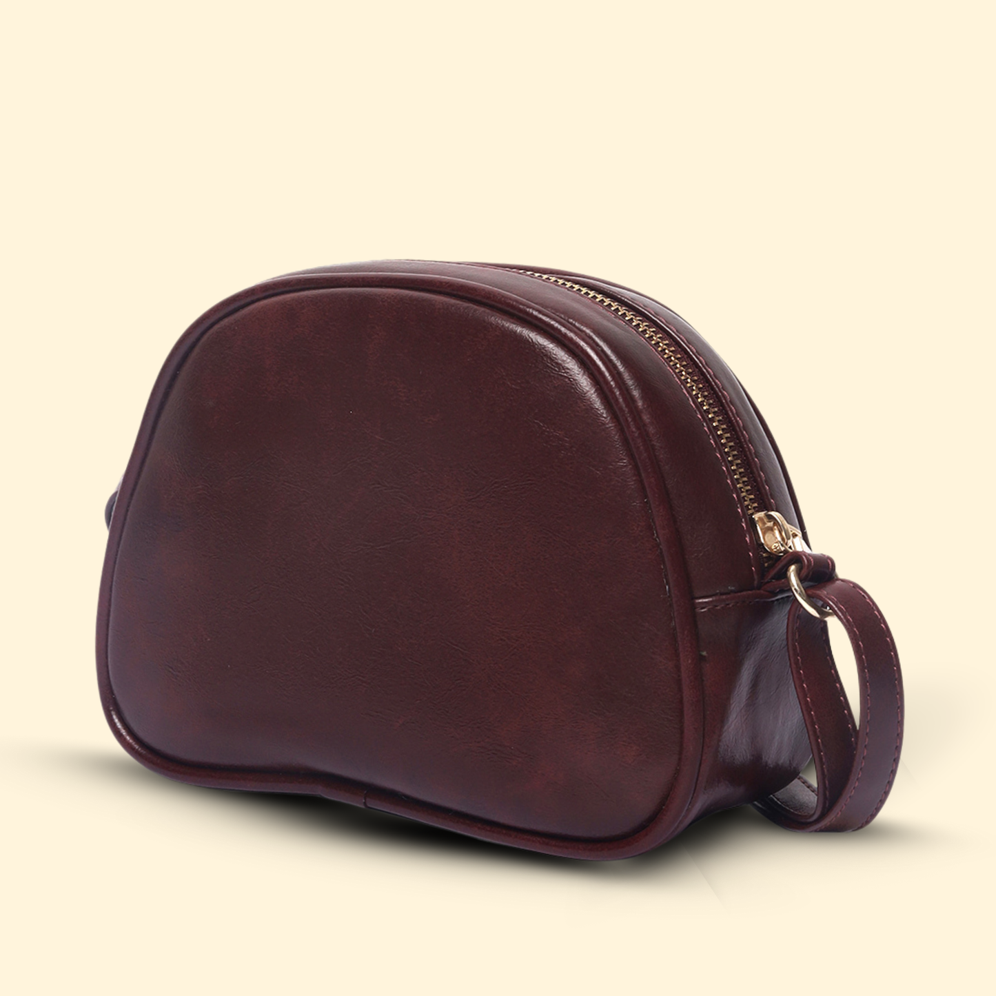 Timeless Chic Women's Sling Bag - Wine