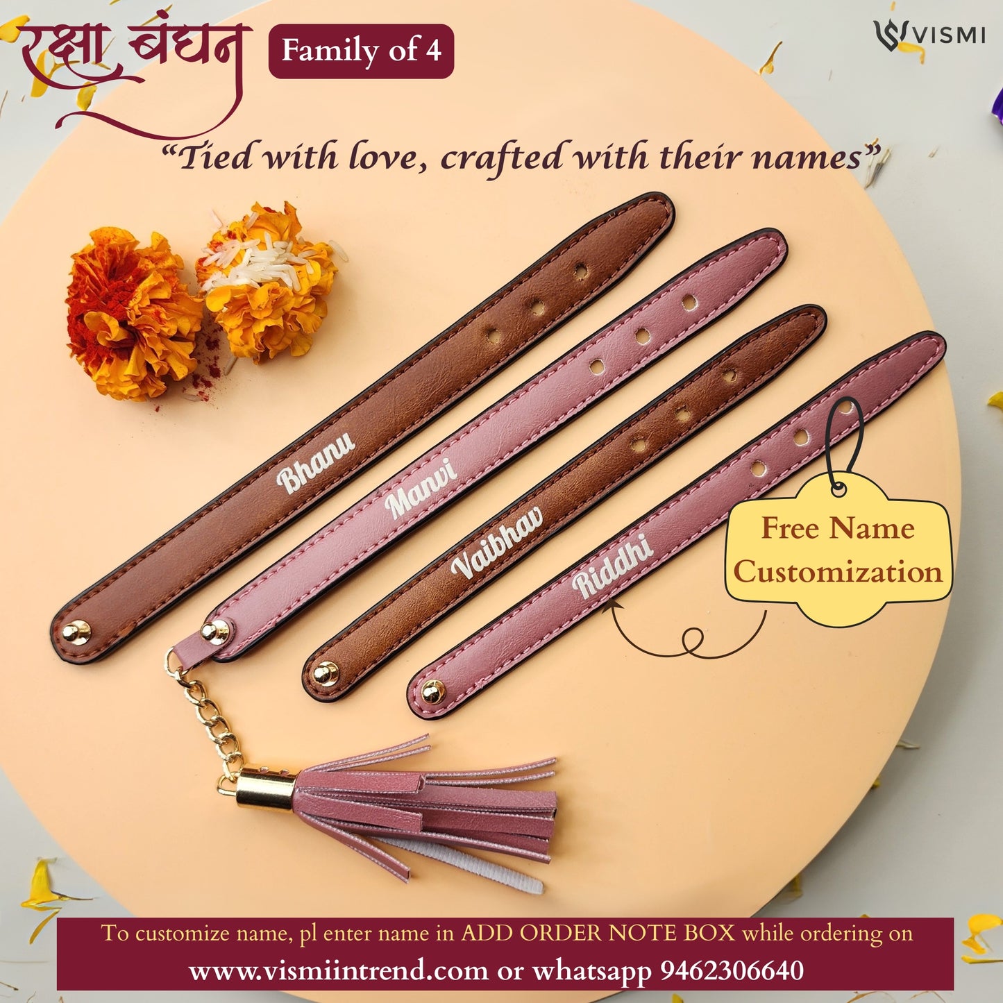 Customized Rakhi