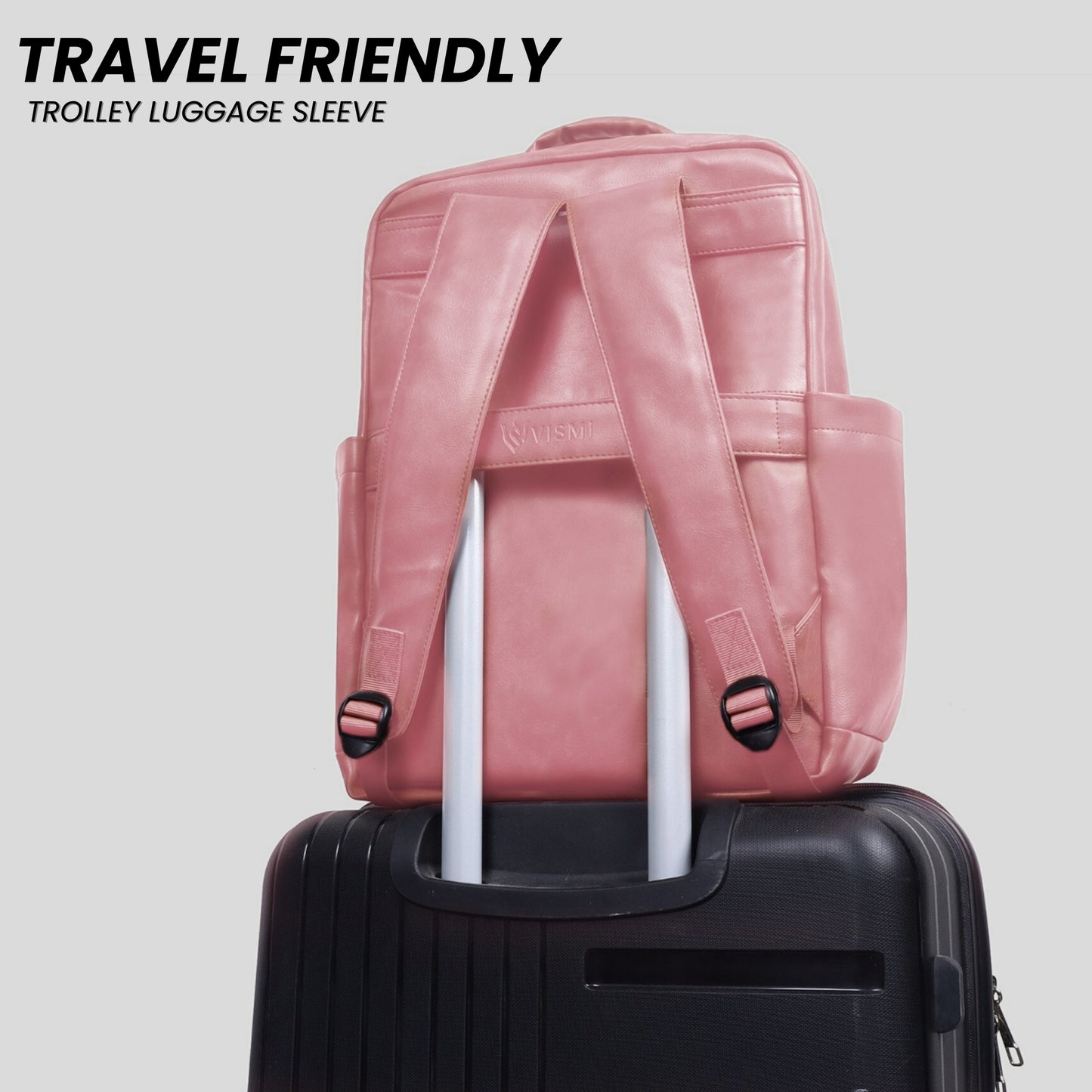 Timeless Voyager Laptop Backpack - Blush Pink