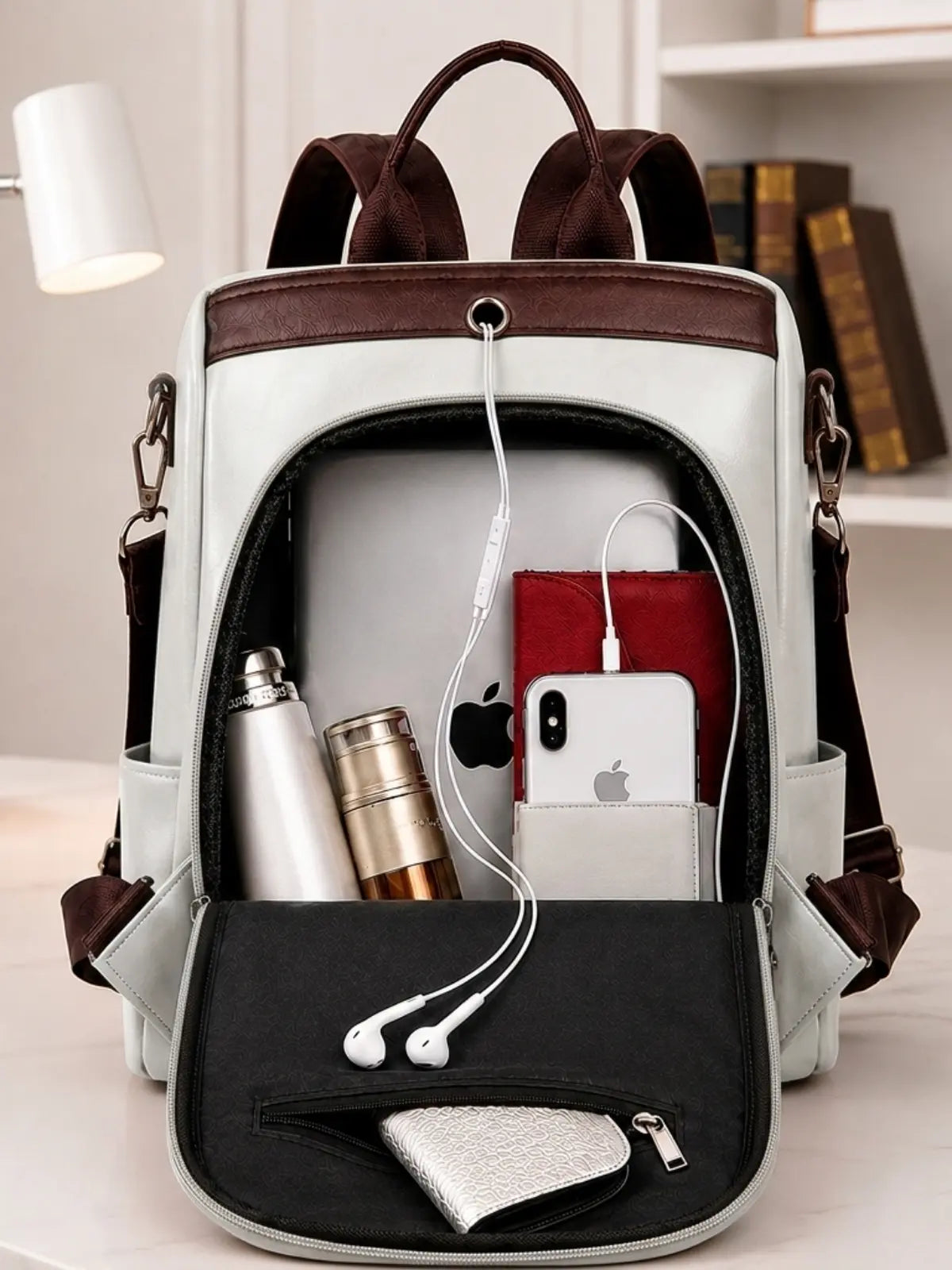 Timeless Kiara Women Backpack Handbag - Grey