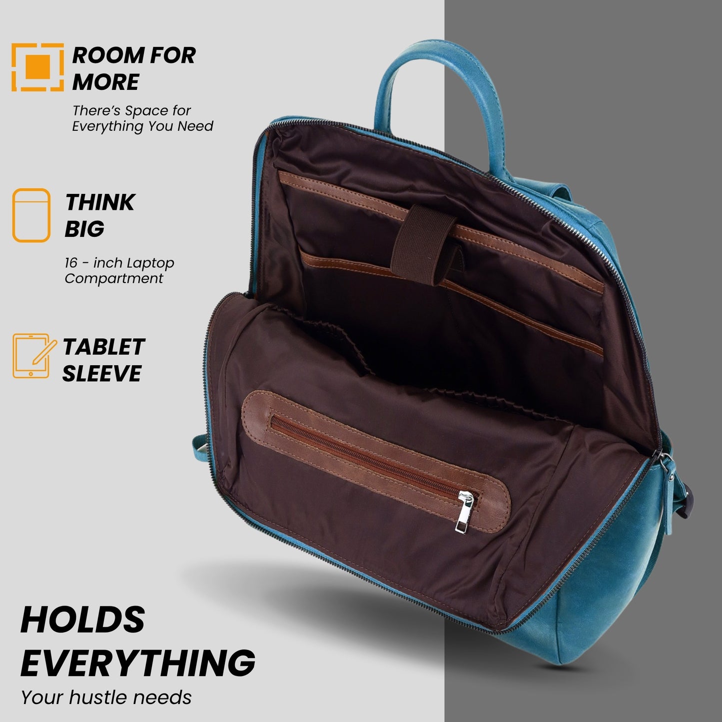 Timeless ProGear Laptop Backpack - Teal Blue