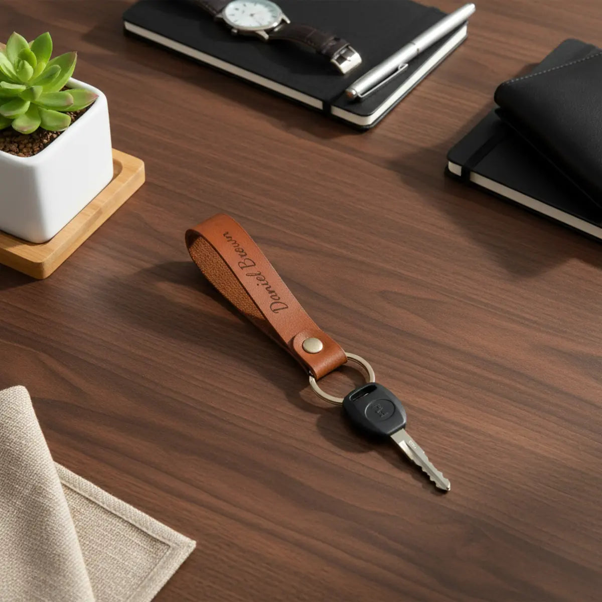 Formé Key Chain - Tan