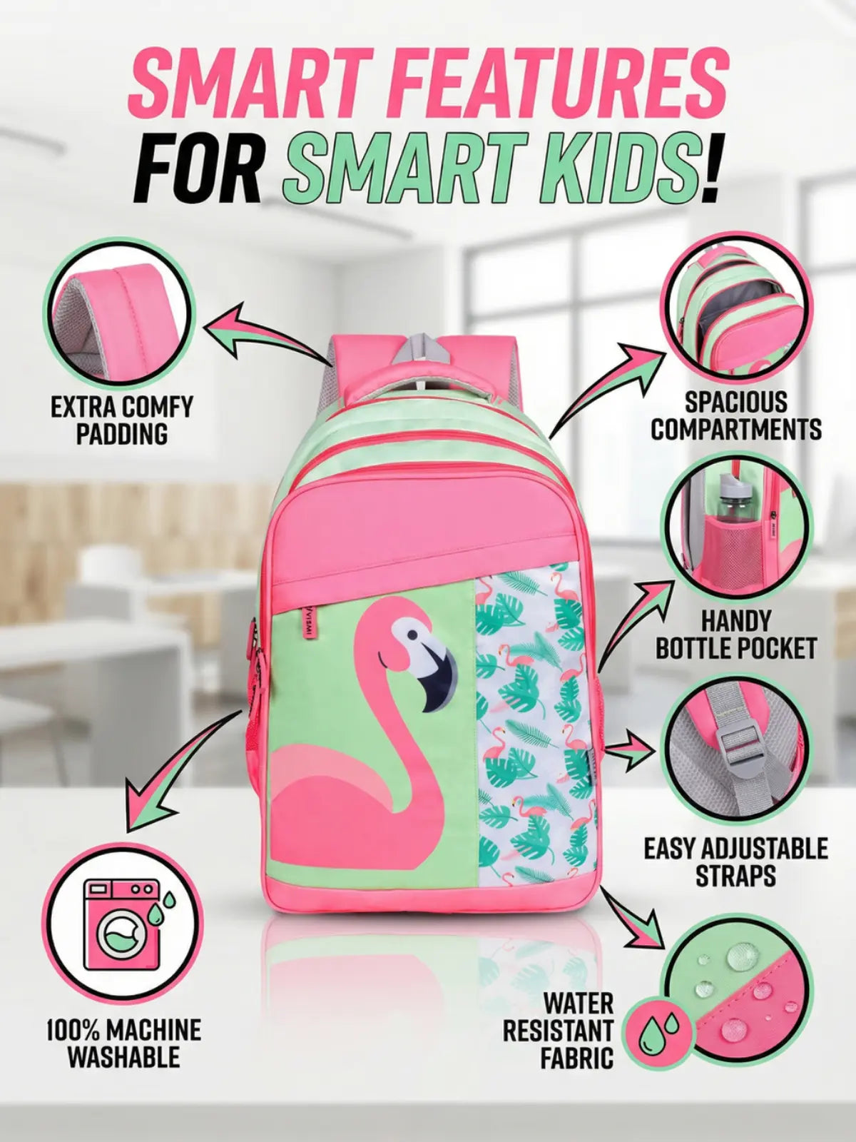 Everyday Essentials High School Bag - Tropical