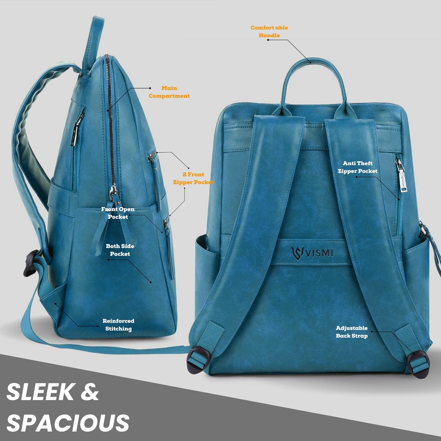 Timeless ProGear Laptop Backpack - Teal Blue