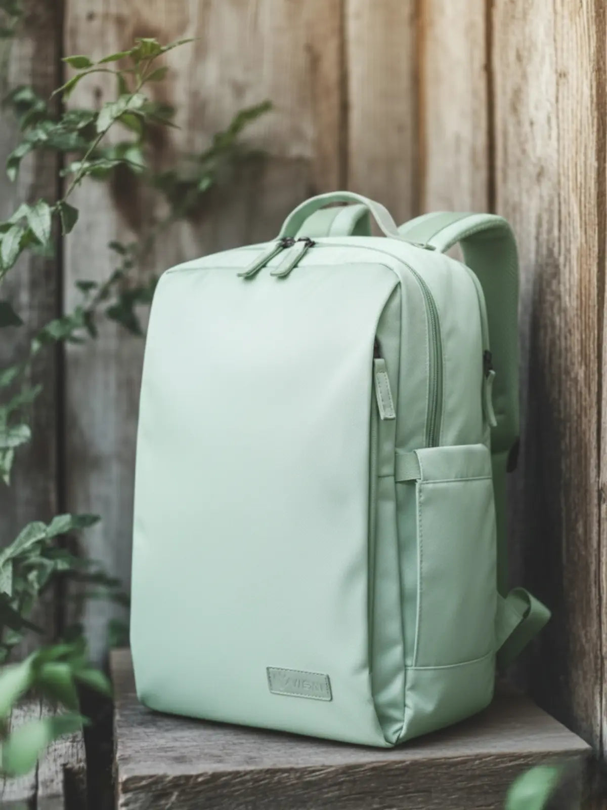 Sea Green Laptop Backpack for Women Daily Use