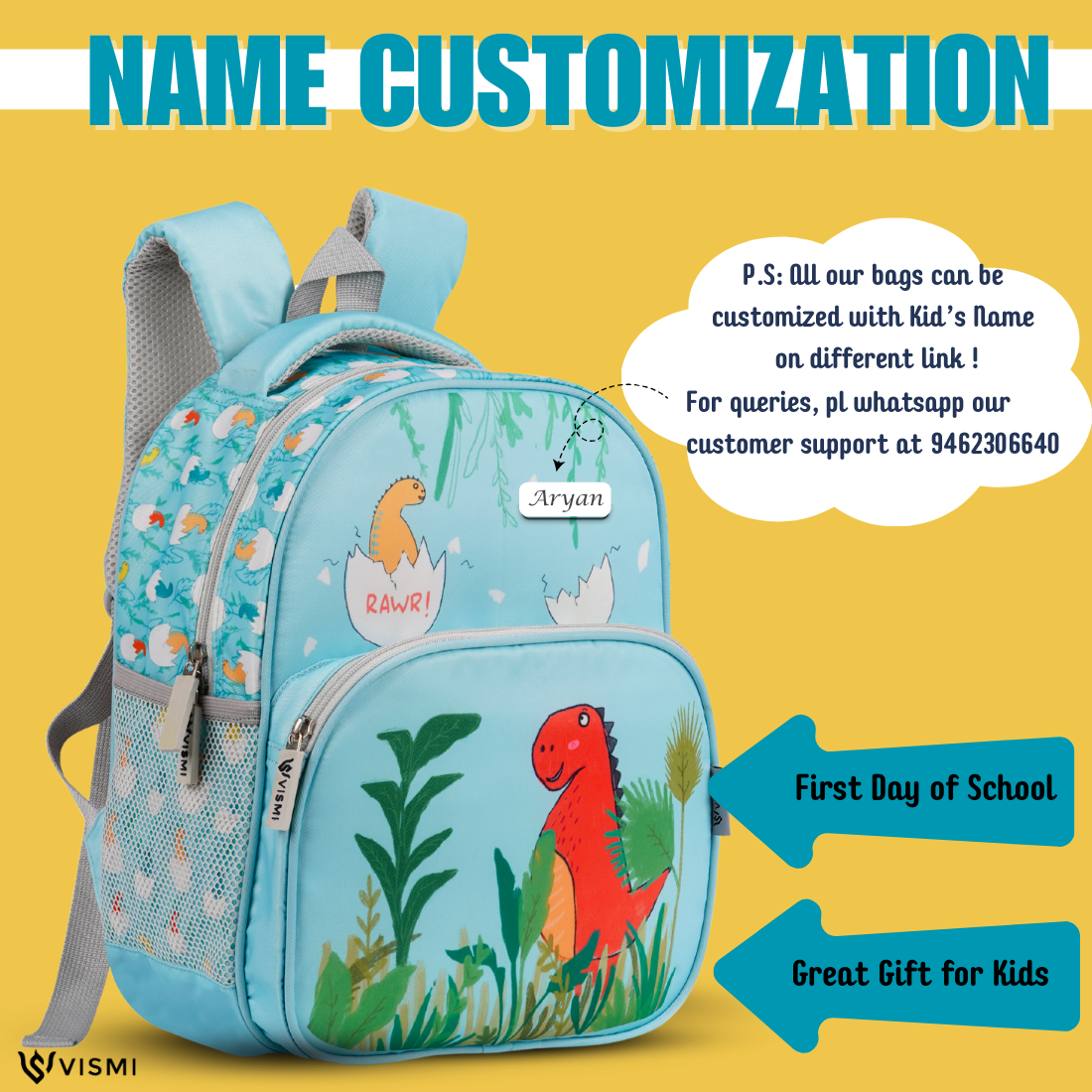 Everyday Essentials Pre School Bag - Dinosaur