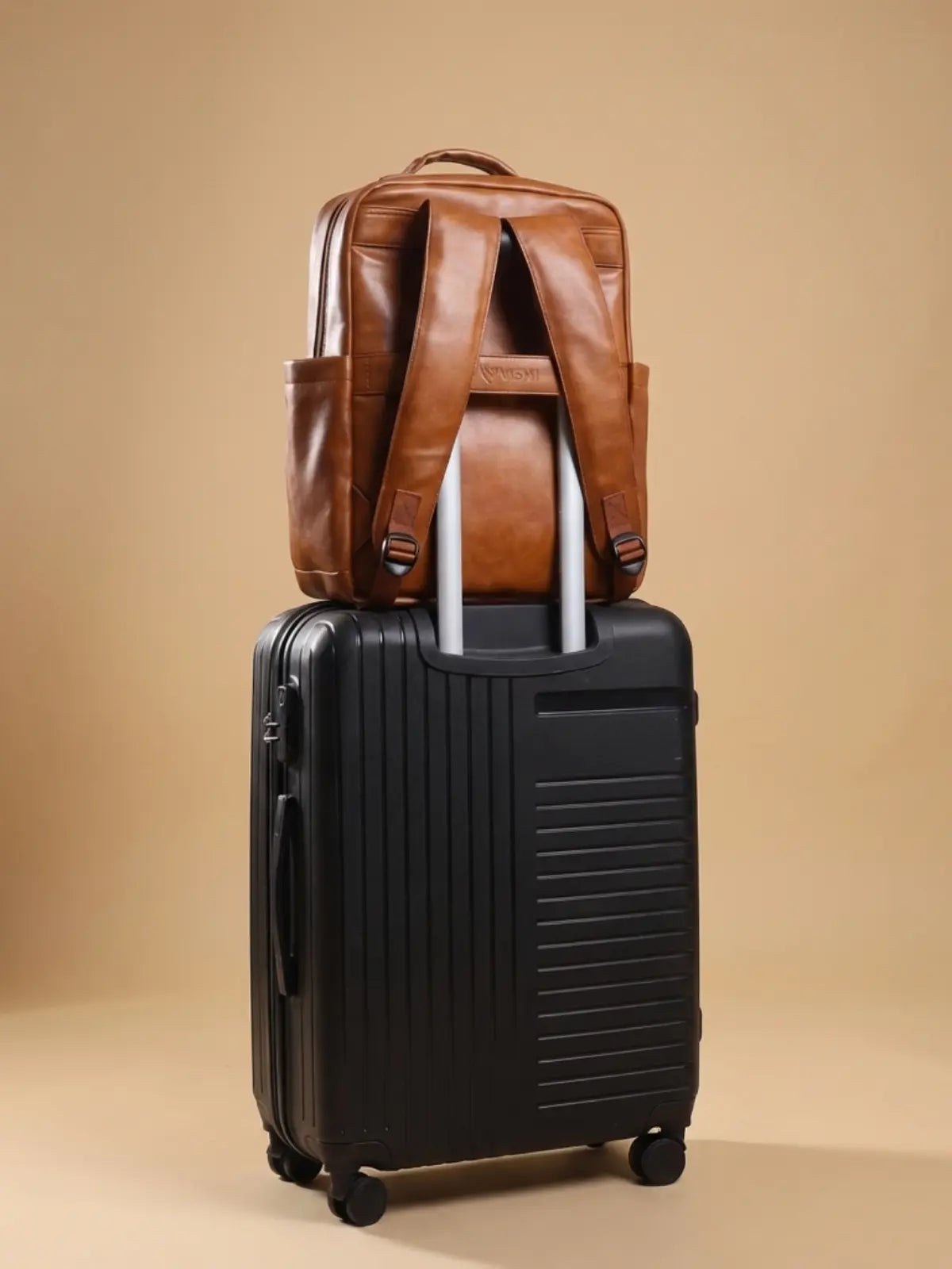 Timeless Voyager Laptop Backpack - Tan