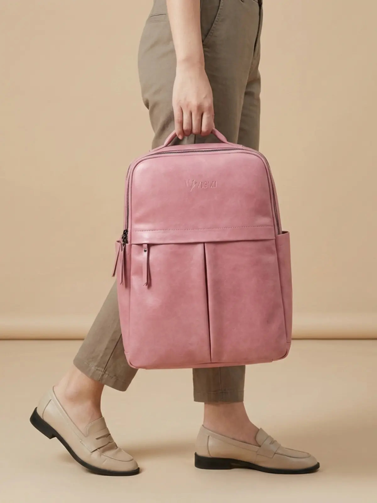 Timeless Voyager Laptop Backpack - Blush Pink