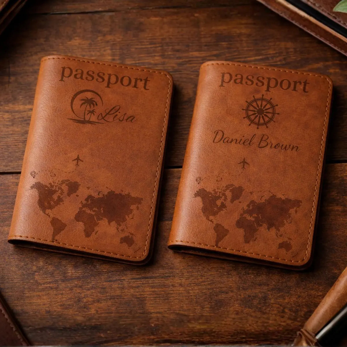 Formé Passport Slip - Tan