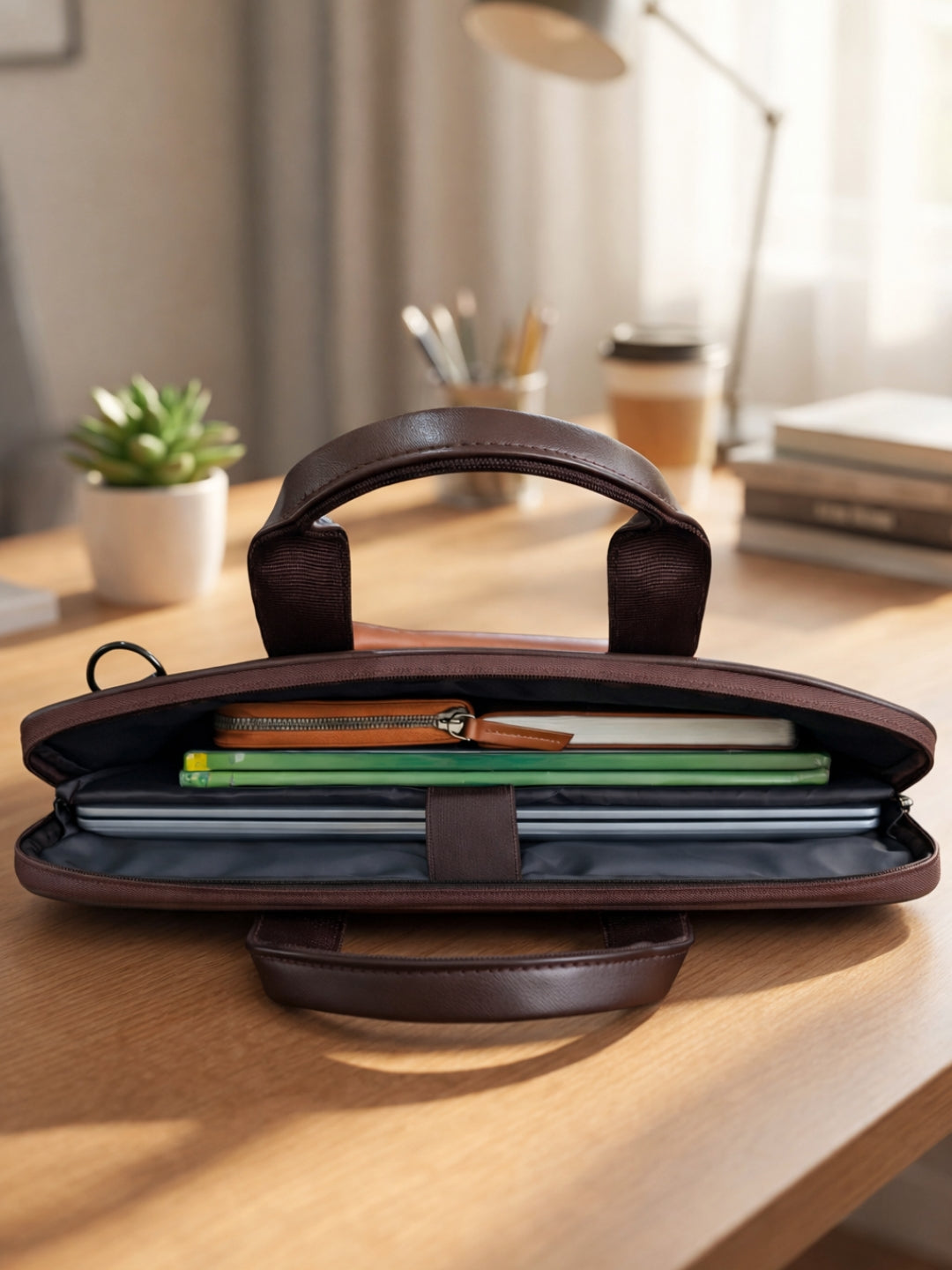 Timeless Prime Laptop Messenger Bag - Tan