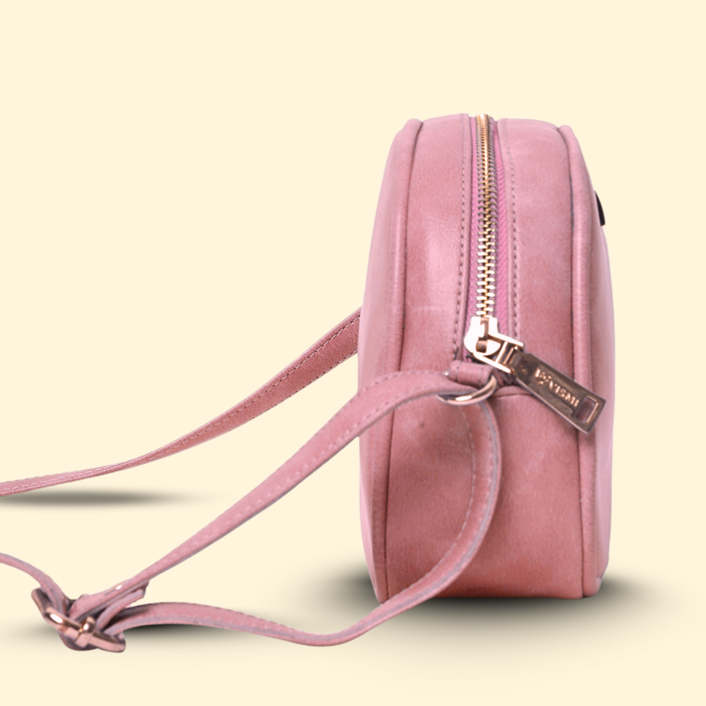 Timeless Chic Women's Sling Bag - Blush Pink