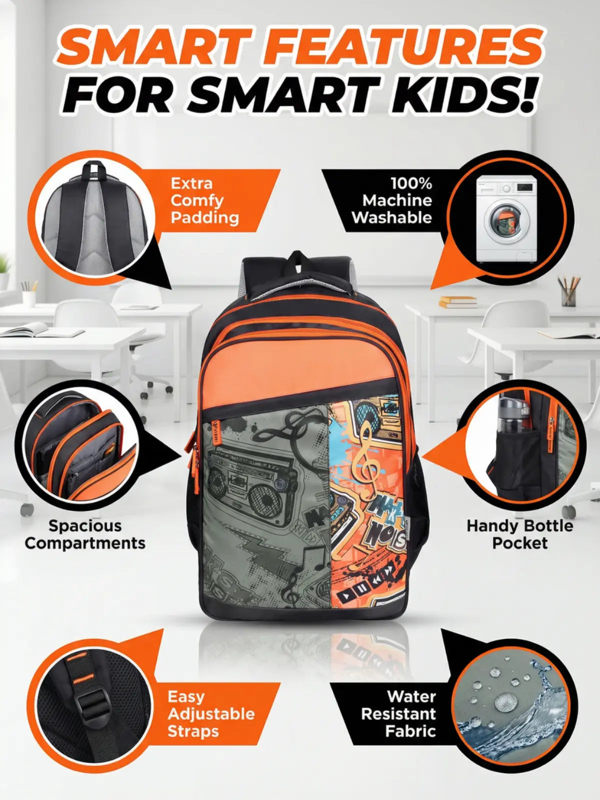Everyday Essentials High School Bag - Groove