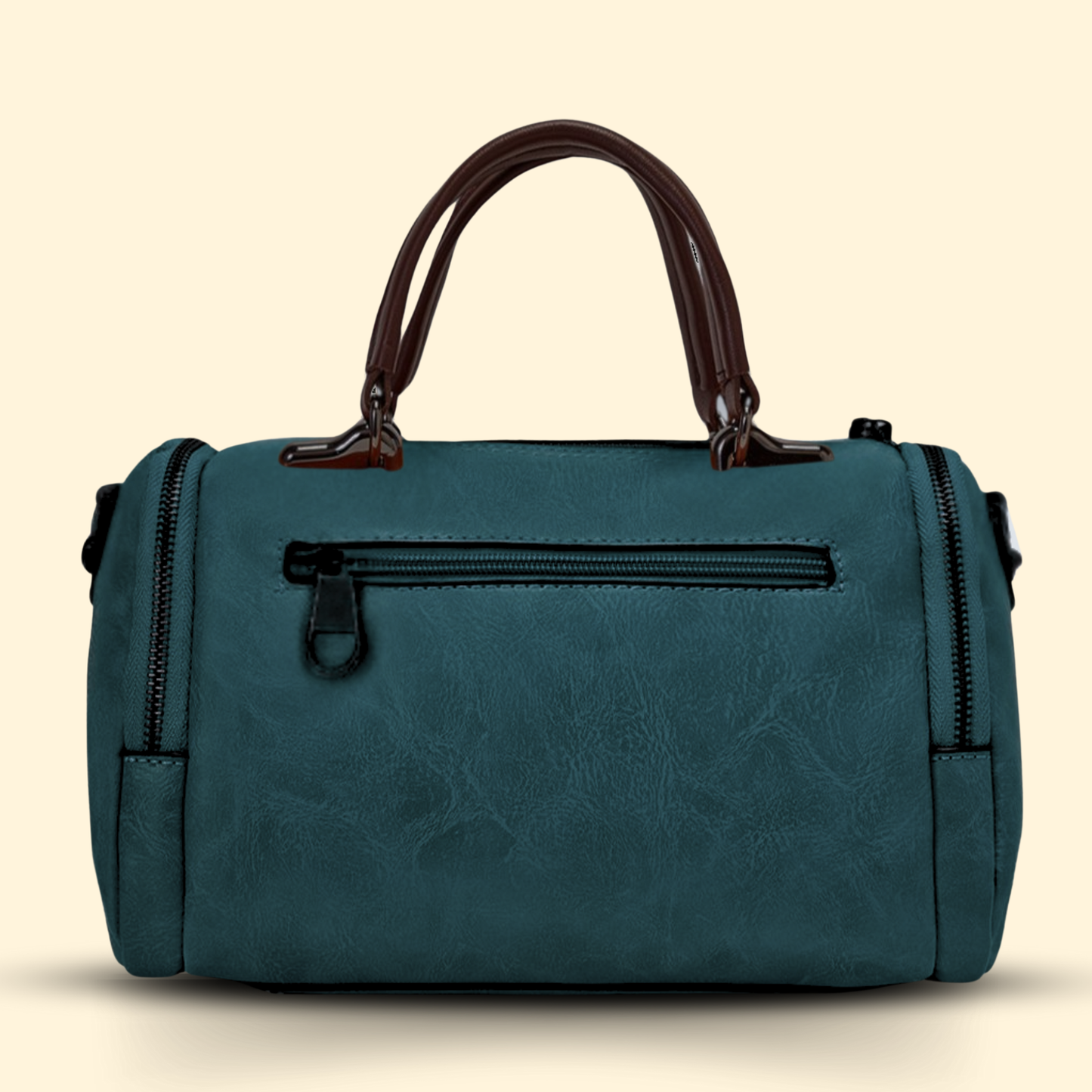 Timeless Mystique Satchel Handbag - Teal Blue