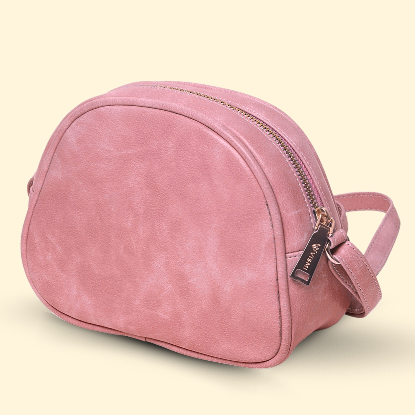 Timeless Chic Women's Sling Bag - Blush Pink