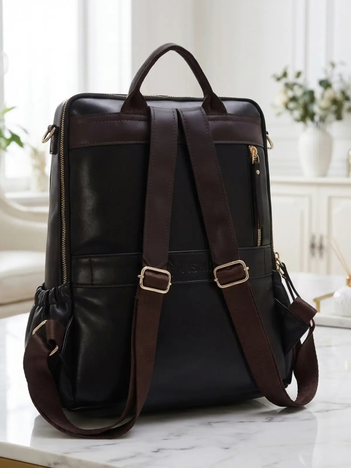 Timeless Diva Women Laptop Backpack - Black