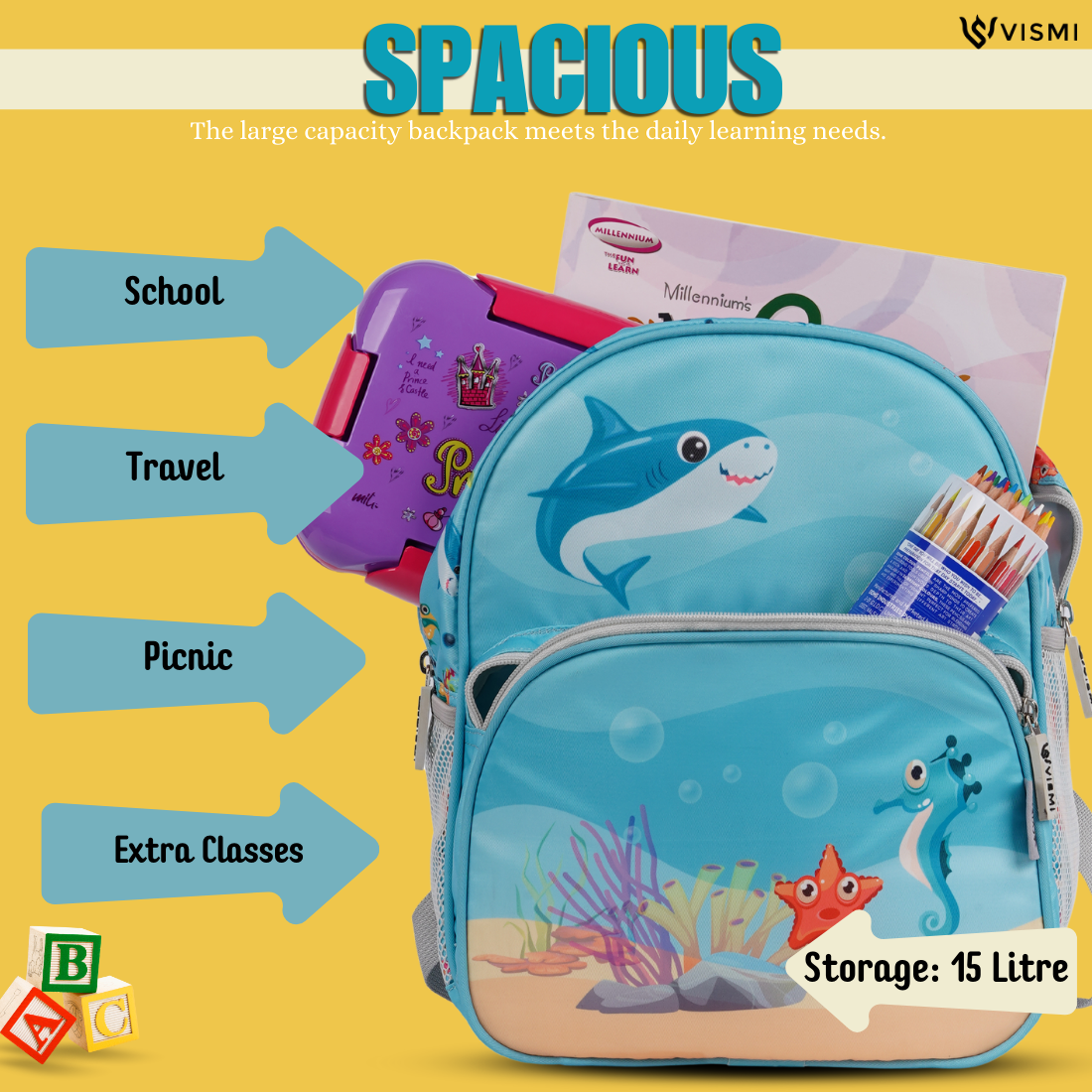 Everyday Essentials Pre School Bag - Baby Shark