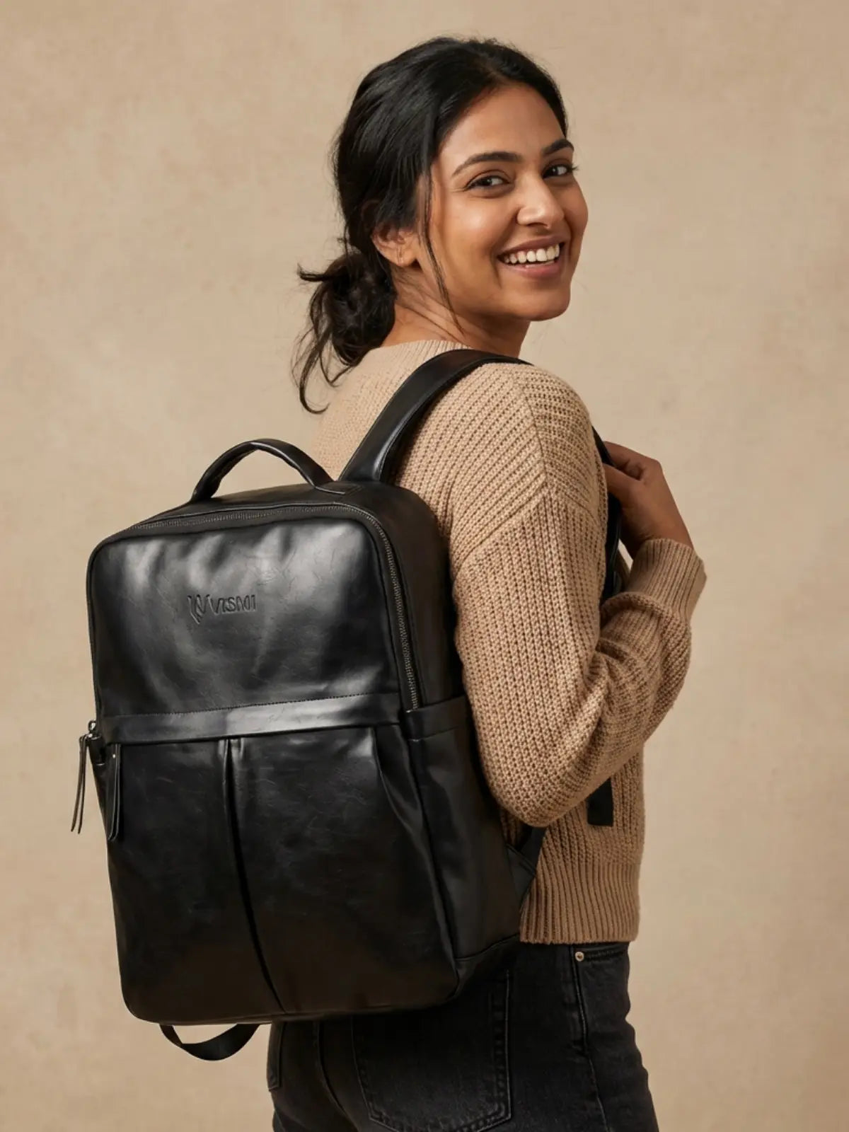 Timeless Voyager Laptop Backpack - Black