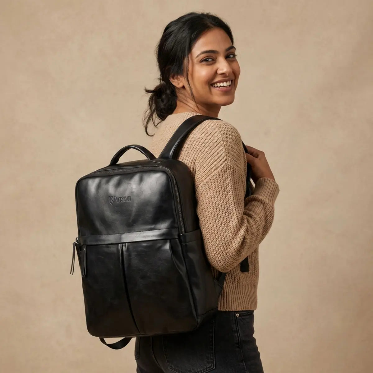 Timeless Voyager Laptop Backpack - Black