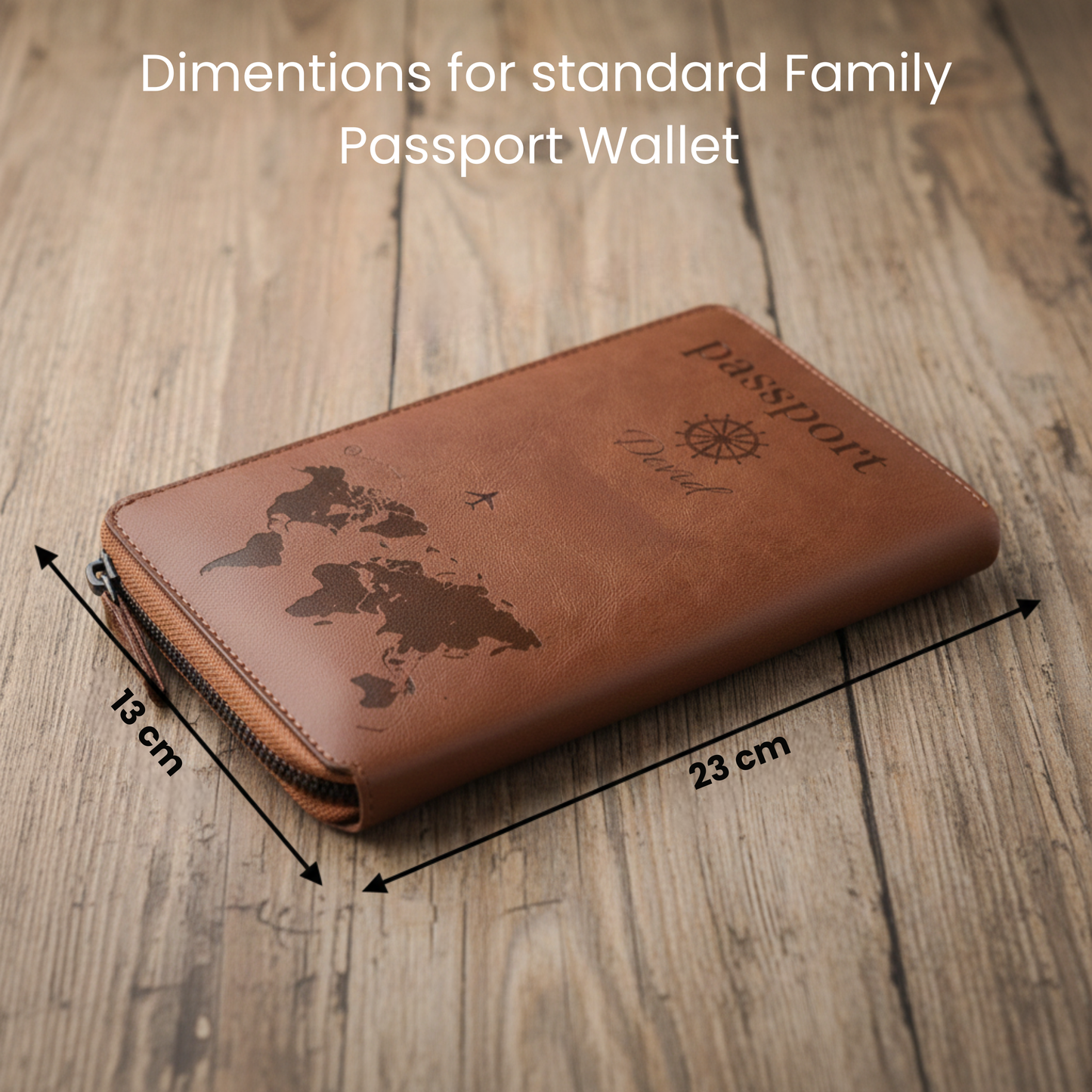 Formé Zip Folio - Tan