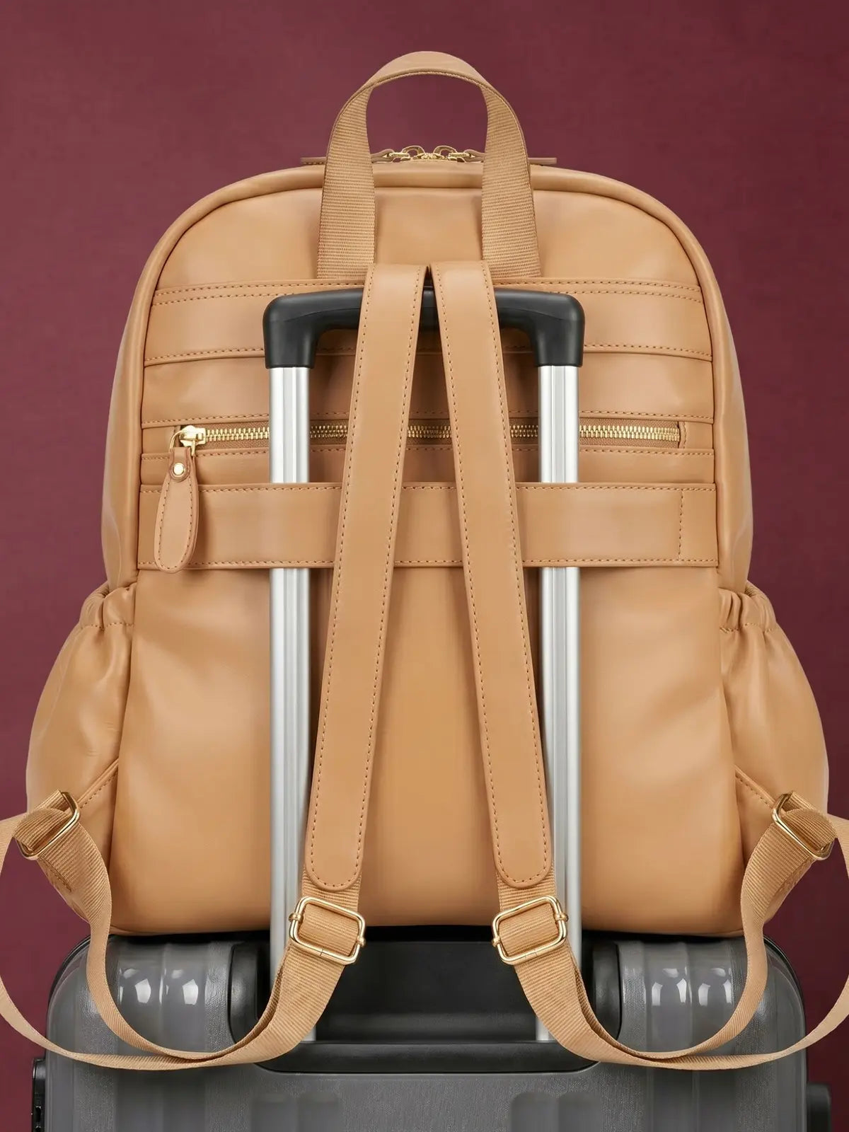 Velora Aurelle Women Backpack - Caramel