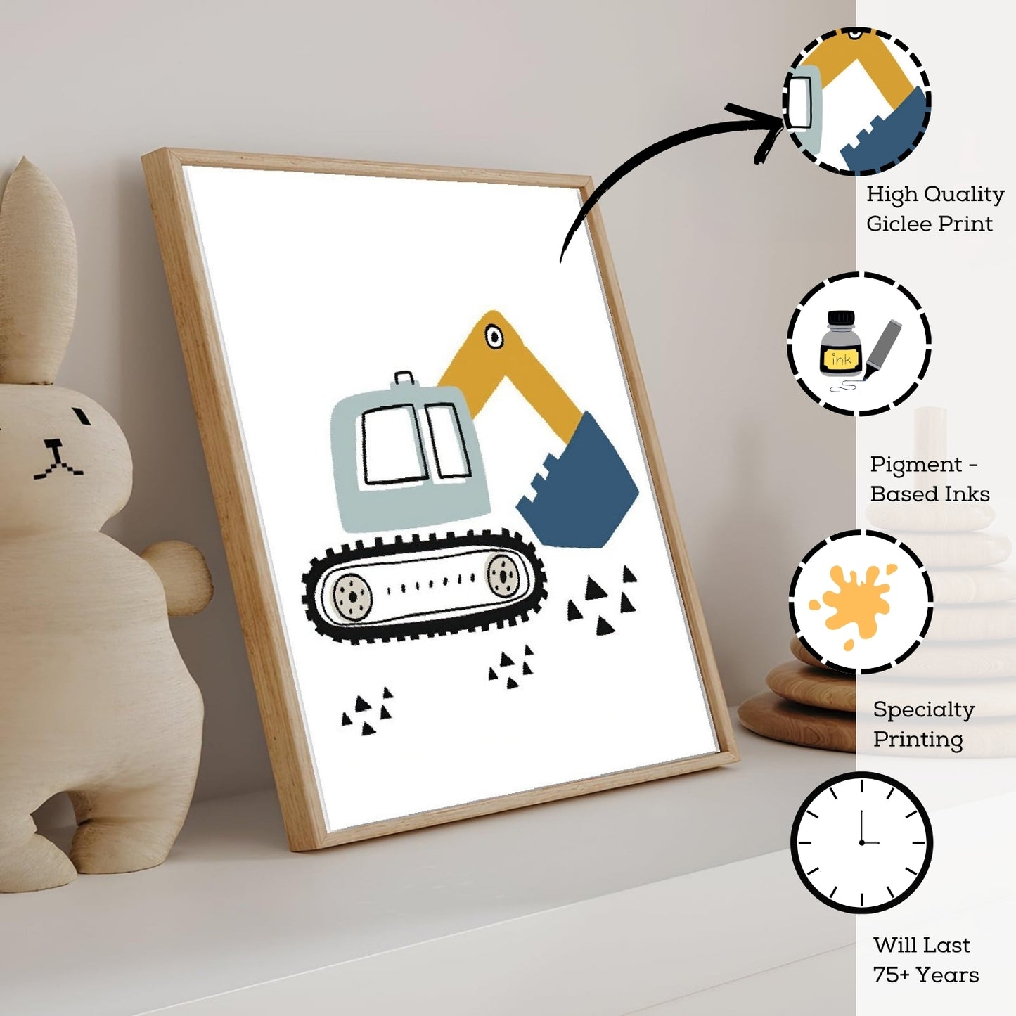 Build Your Dream Wall Art – Canvas Print Set for Kids (Unframed)
