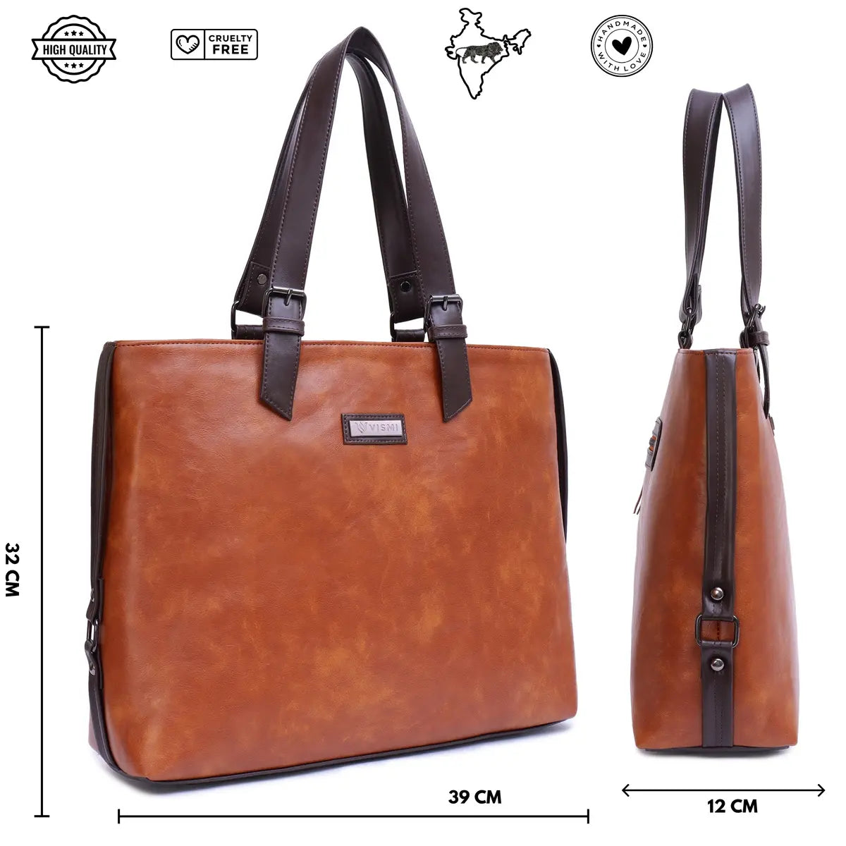 Timeless Classic Work Tote Bag - Tan